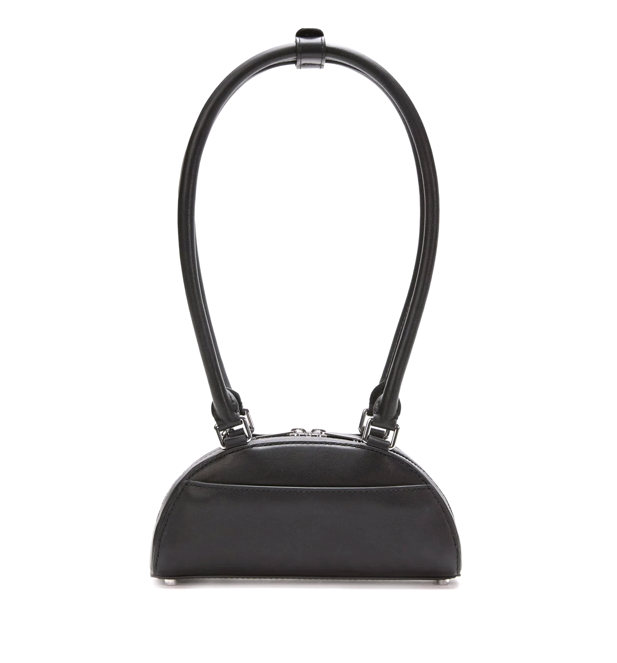 Mini Shoulder Bag with Crystal Bow Charm