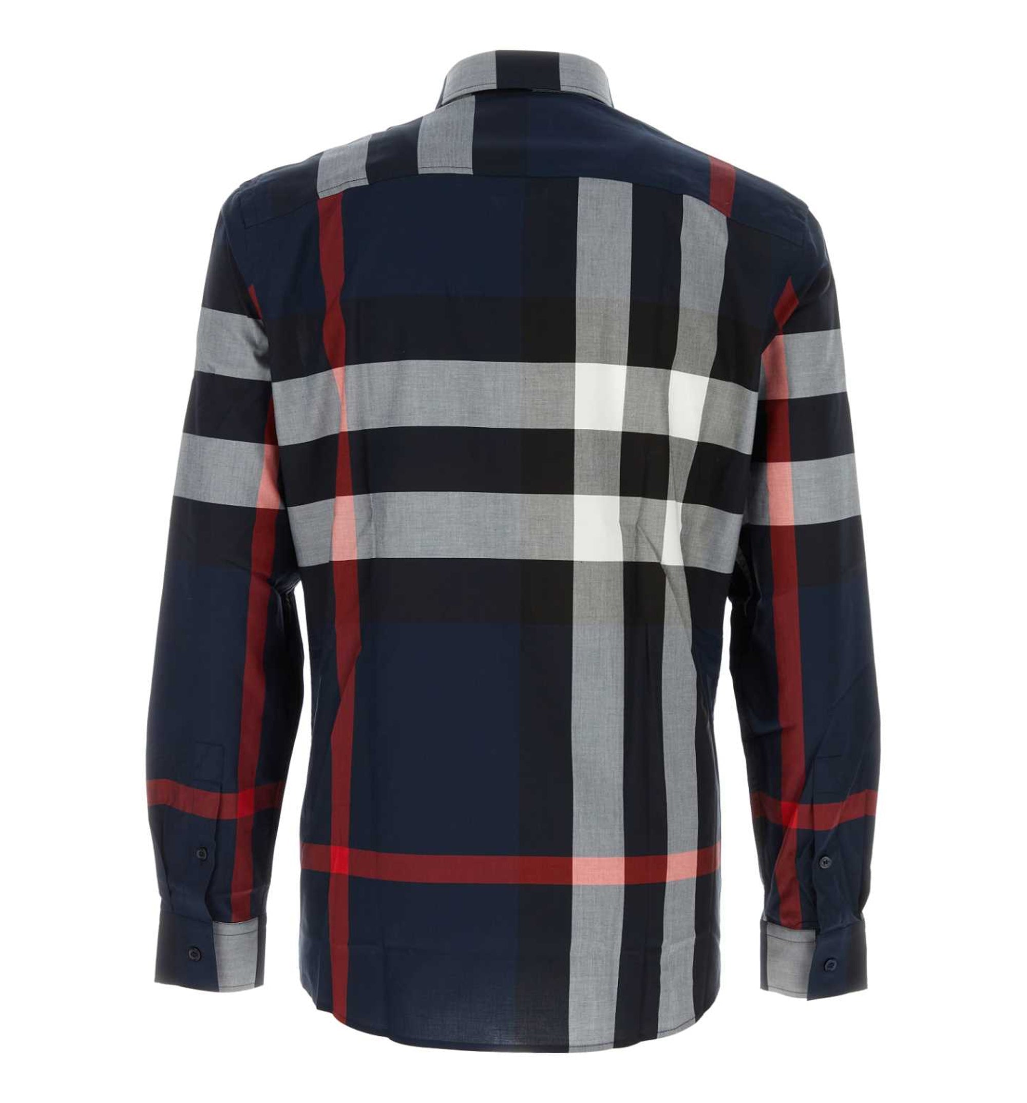 Slim Fit Check Cotton Shirt