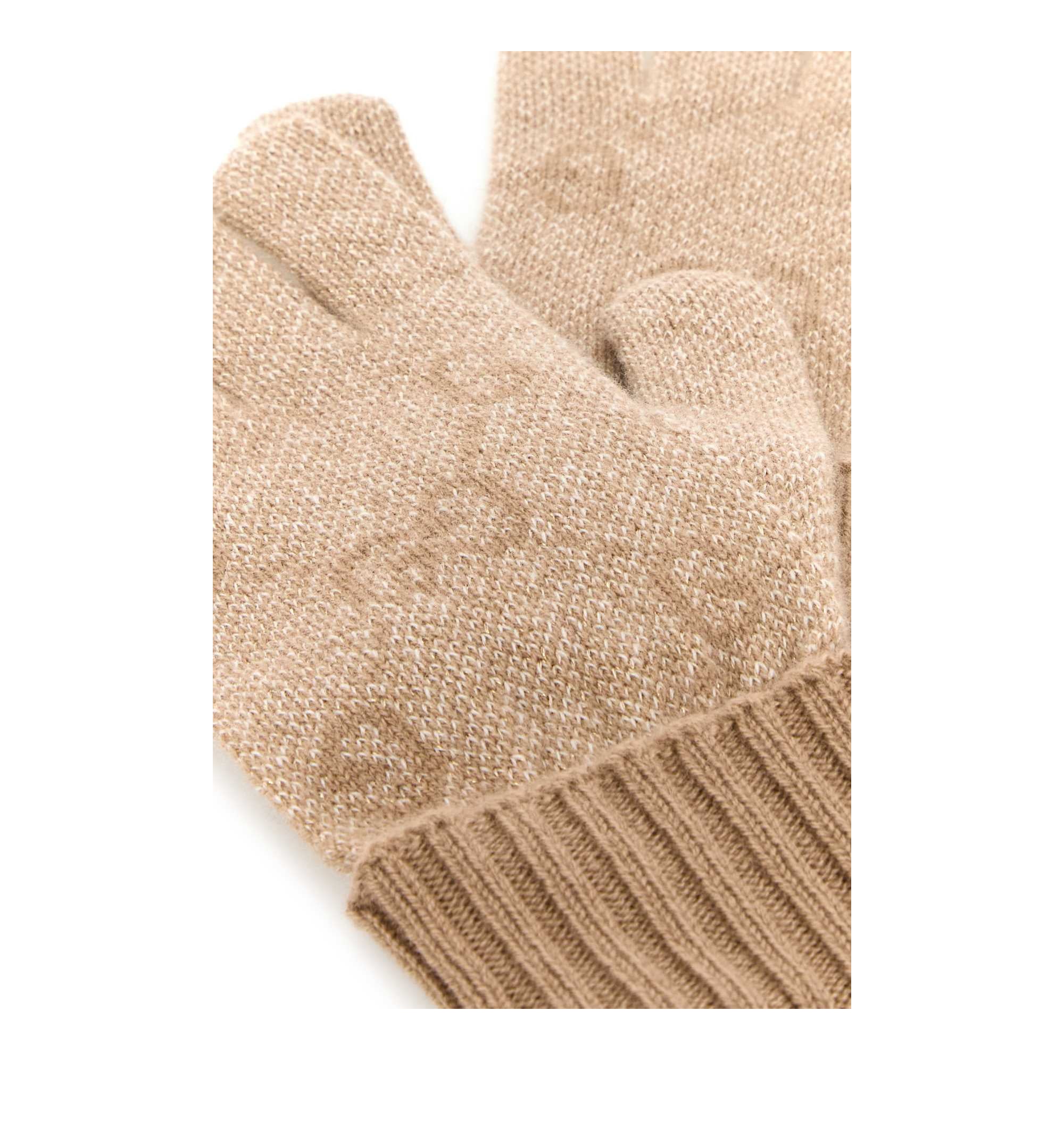 GG Cashmere Lamé Gloves