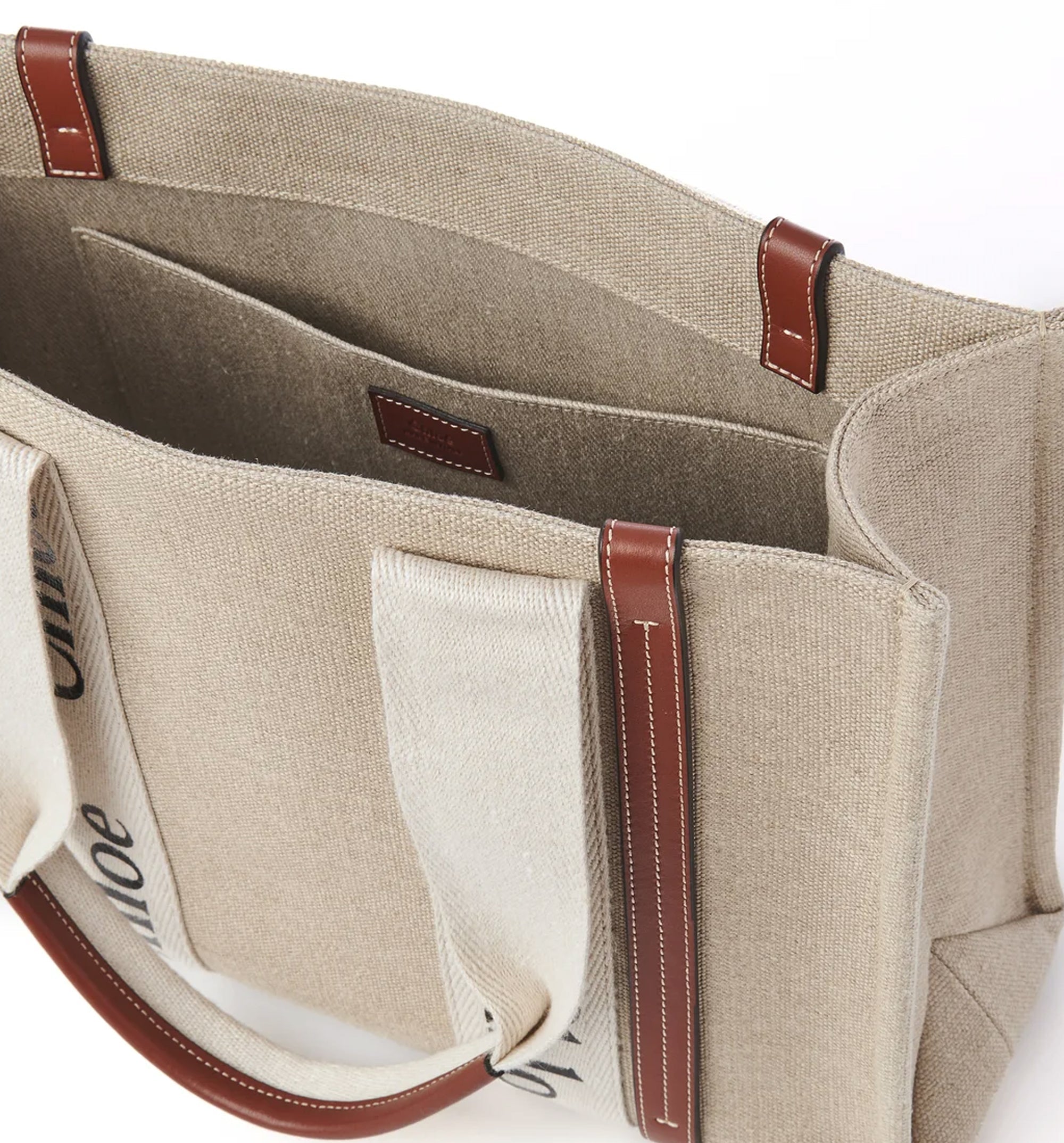 Woody Tote Bag In Linen