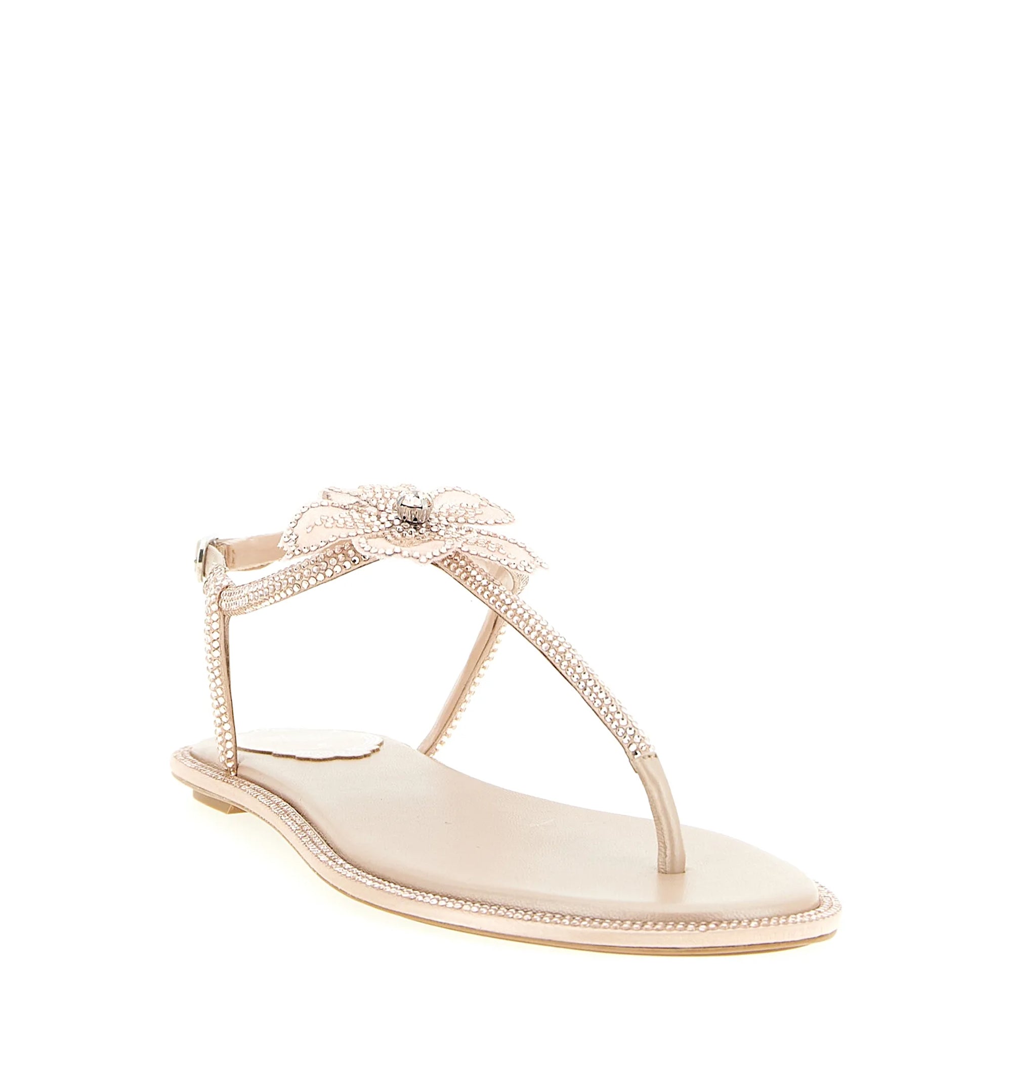 Peach Flower Sandals