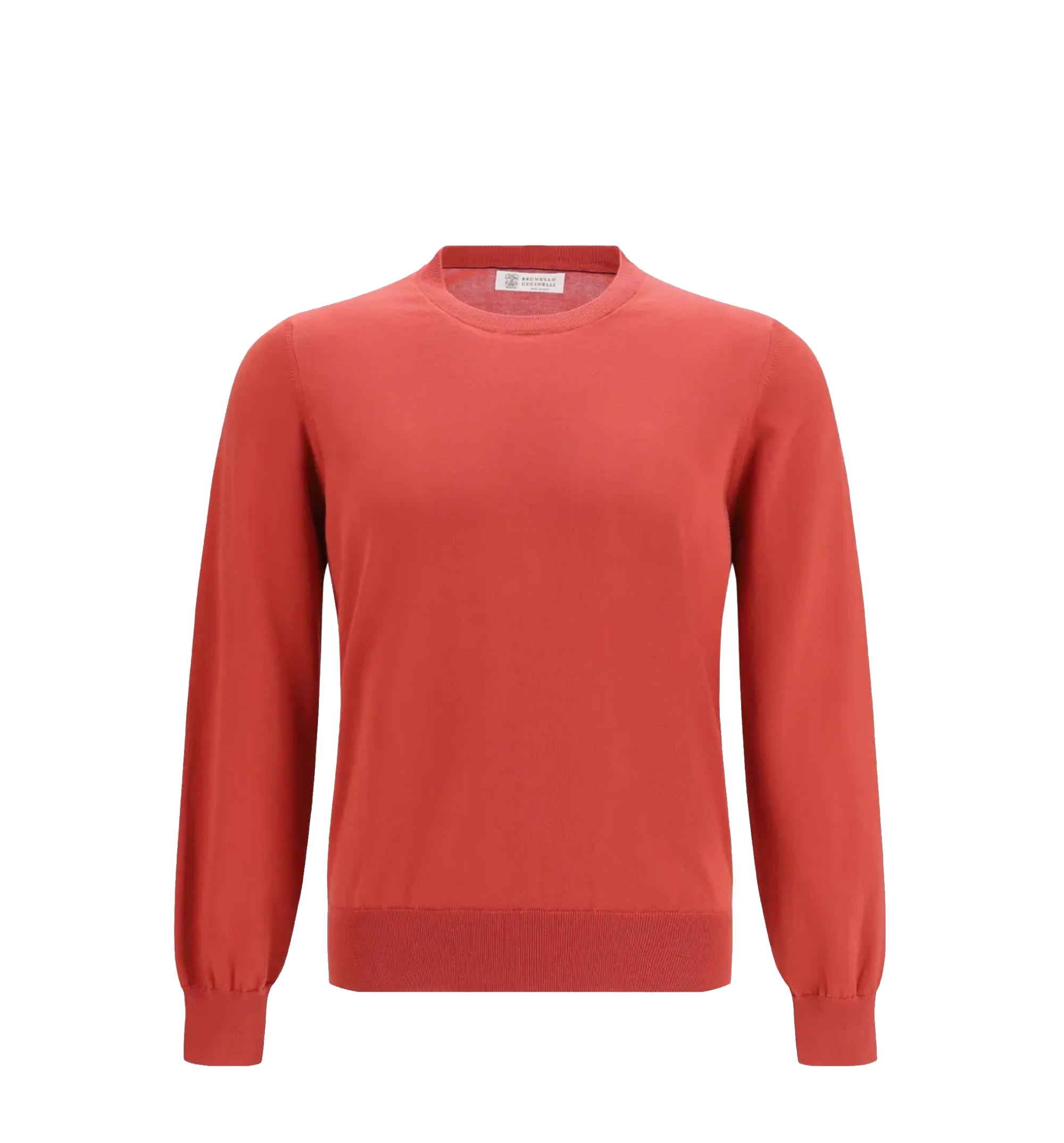 Crew-neck long-sleeve sweatshirt