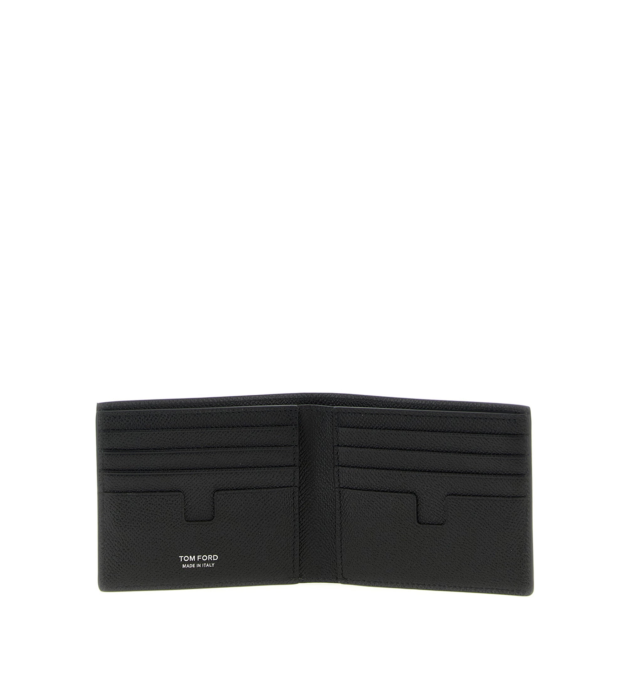 Small Grain Leather Bifold Wallet