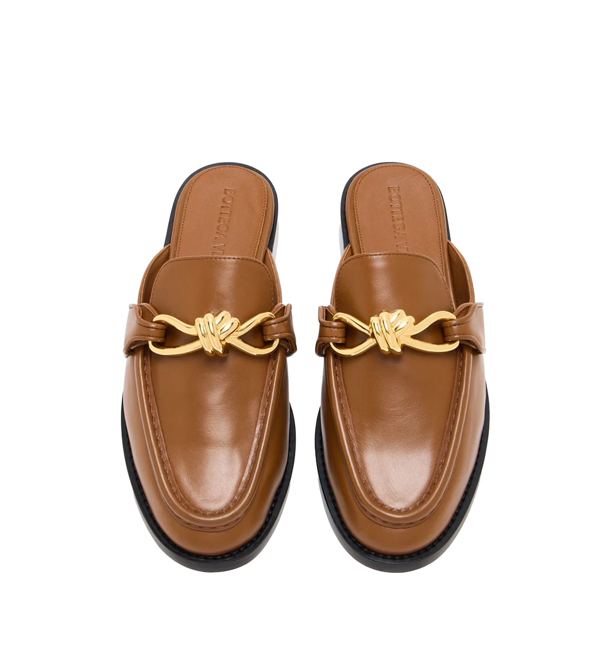 Astaire Calfskin Loafer Mules