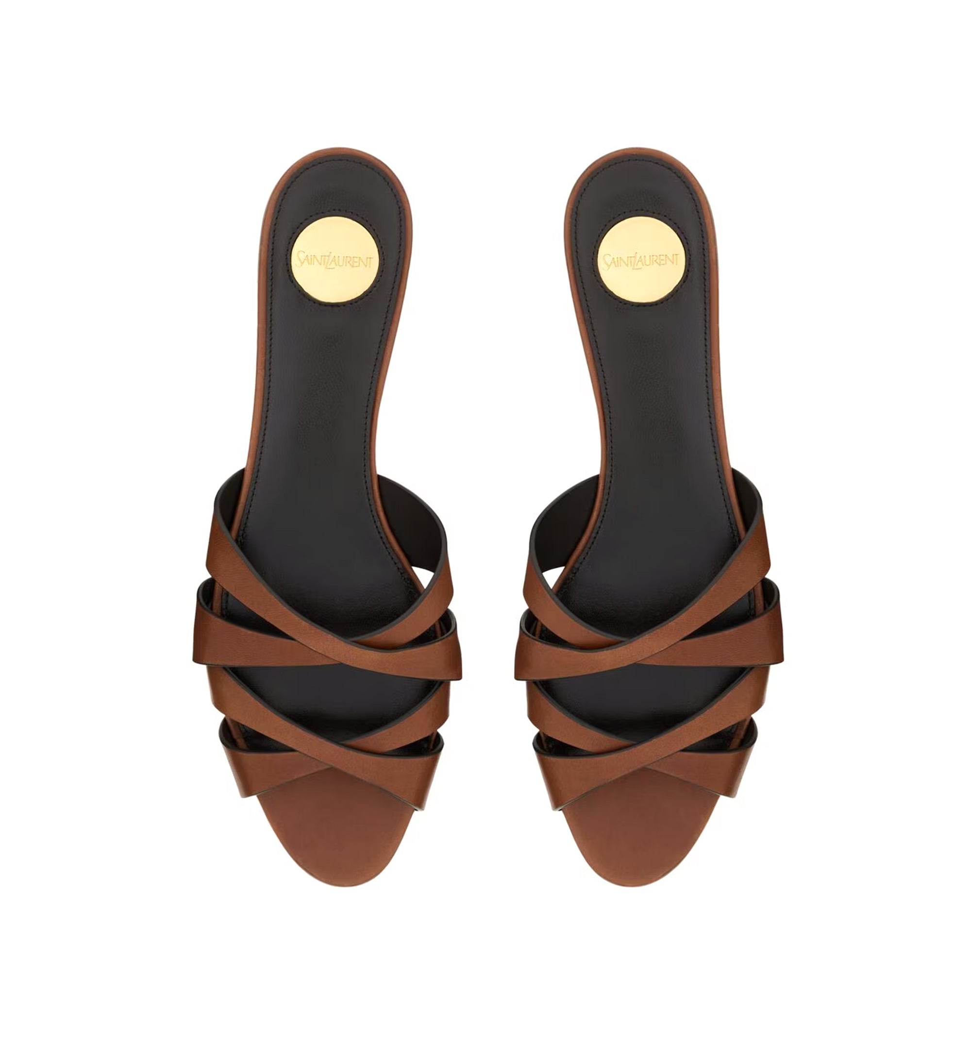 Chandelle Mules In Smooth Leather