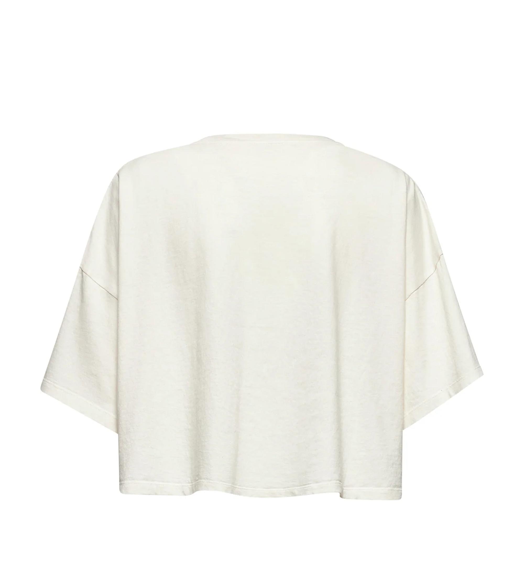 Cropped Logo T-shirt in Cotton Jersey