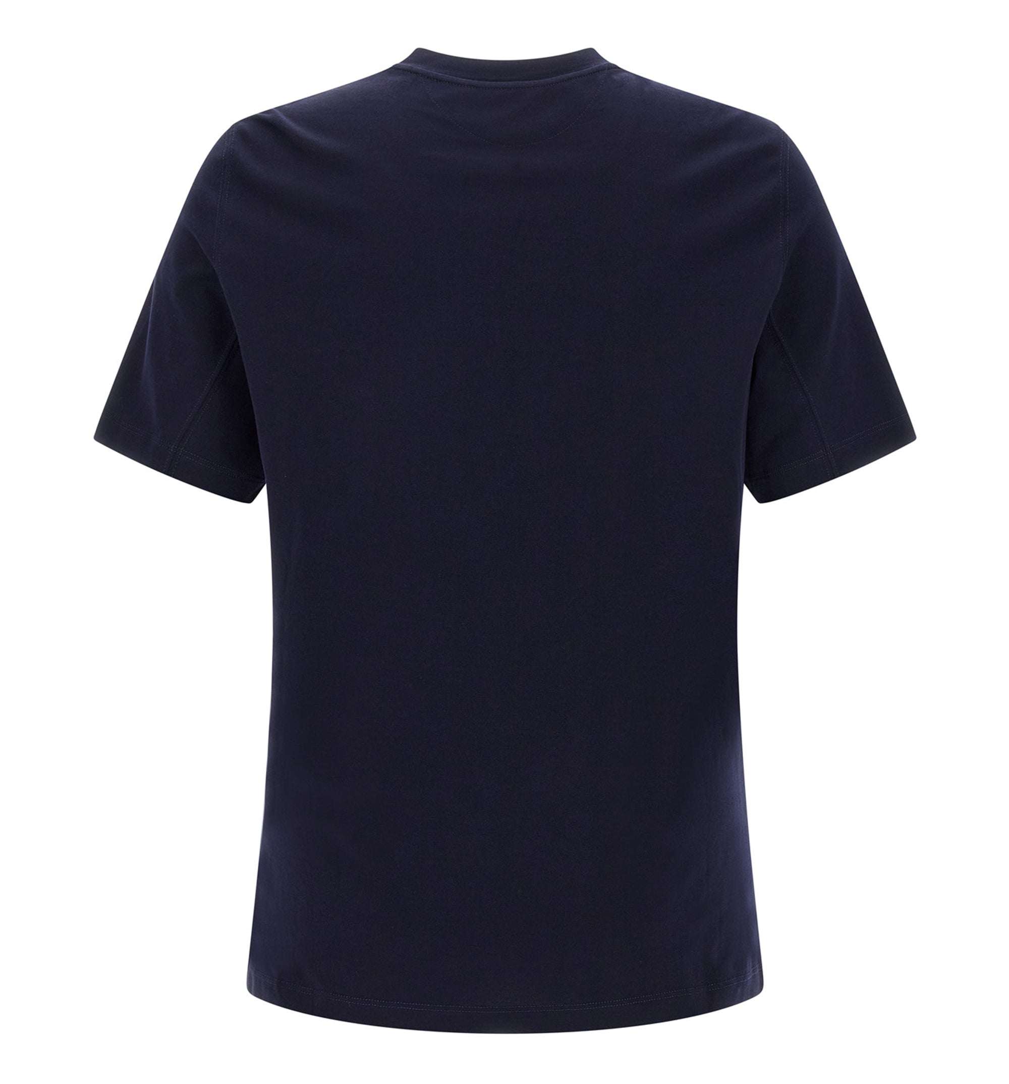 Cotton Jersey Crew Neck T-Shirt With Logo