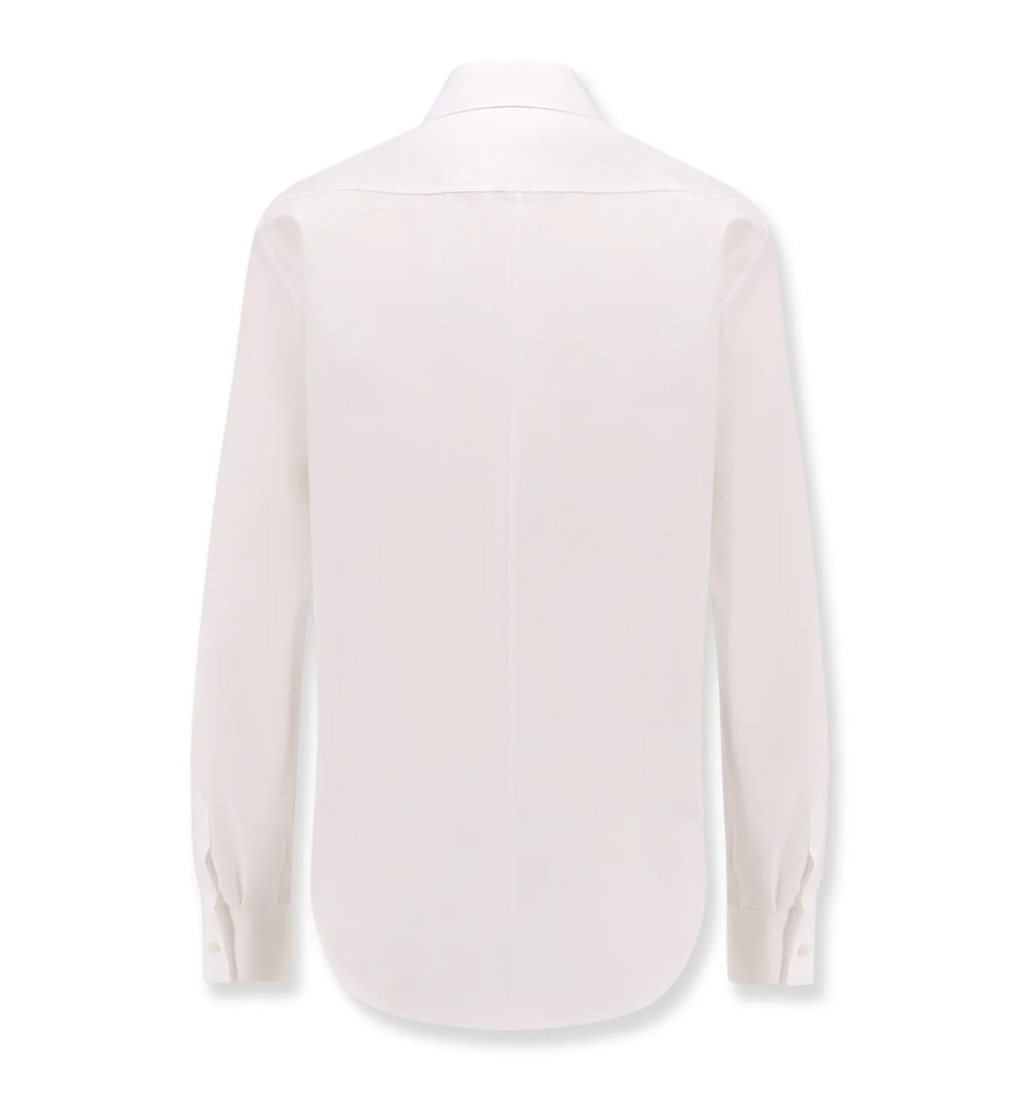 Cotton Shirt With Bee And Monogram Embroidery