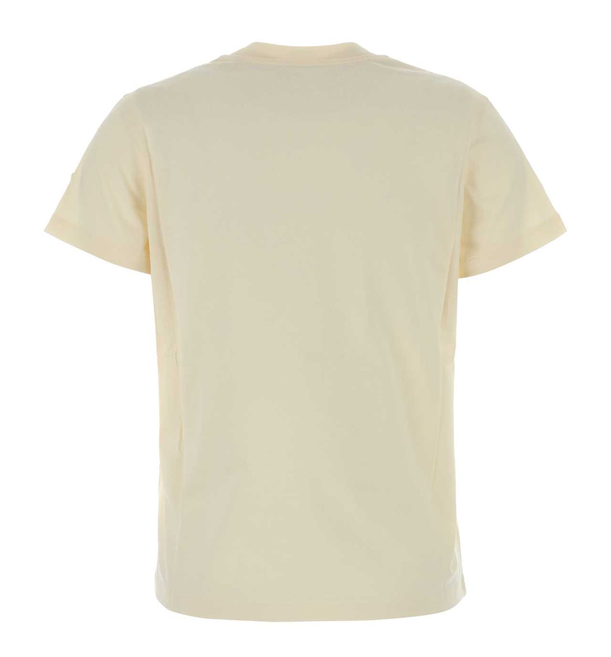 Cotton T-Shirt With Tone-On-Tone Embroidered Logo