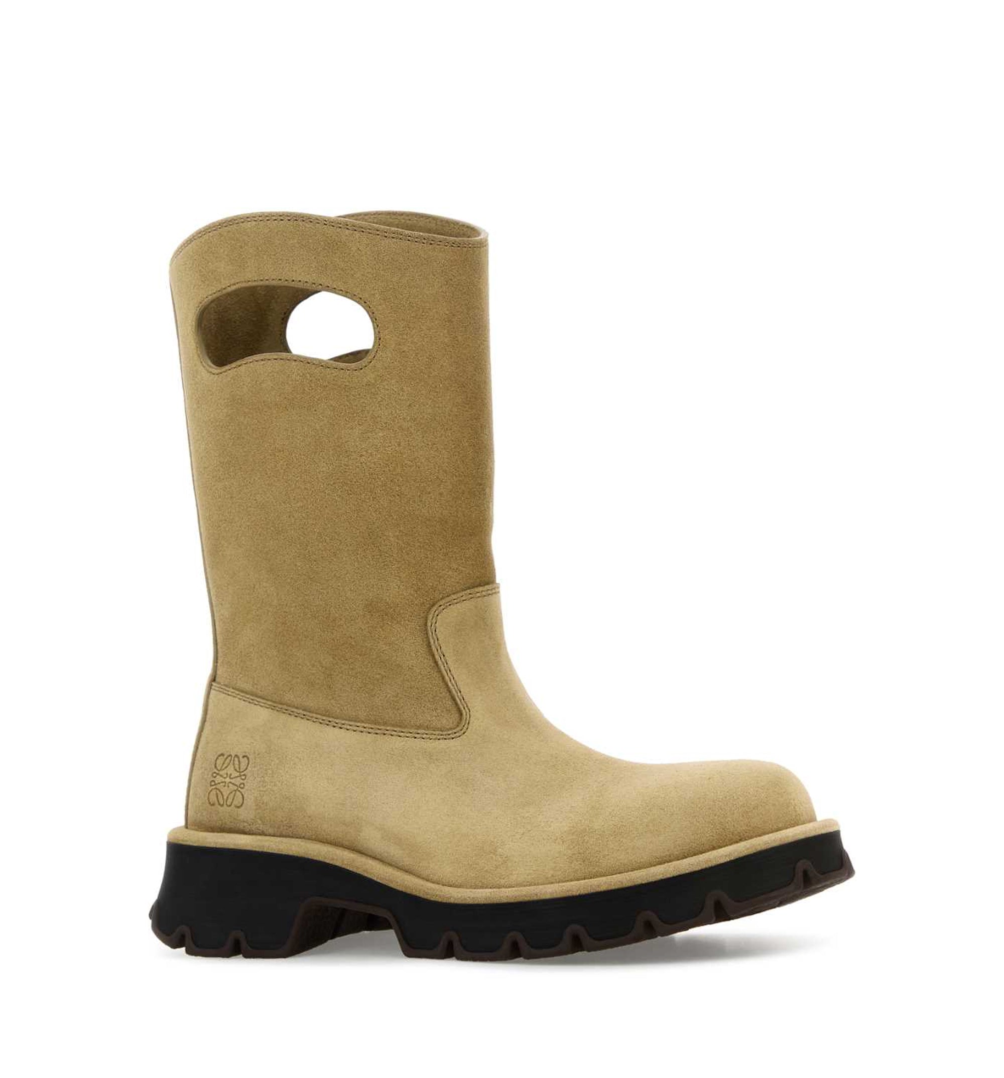 Bobby Boot In Waxed Split Calfskin