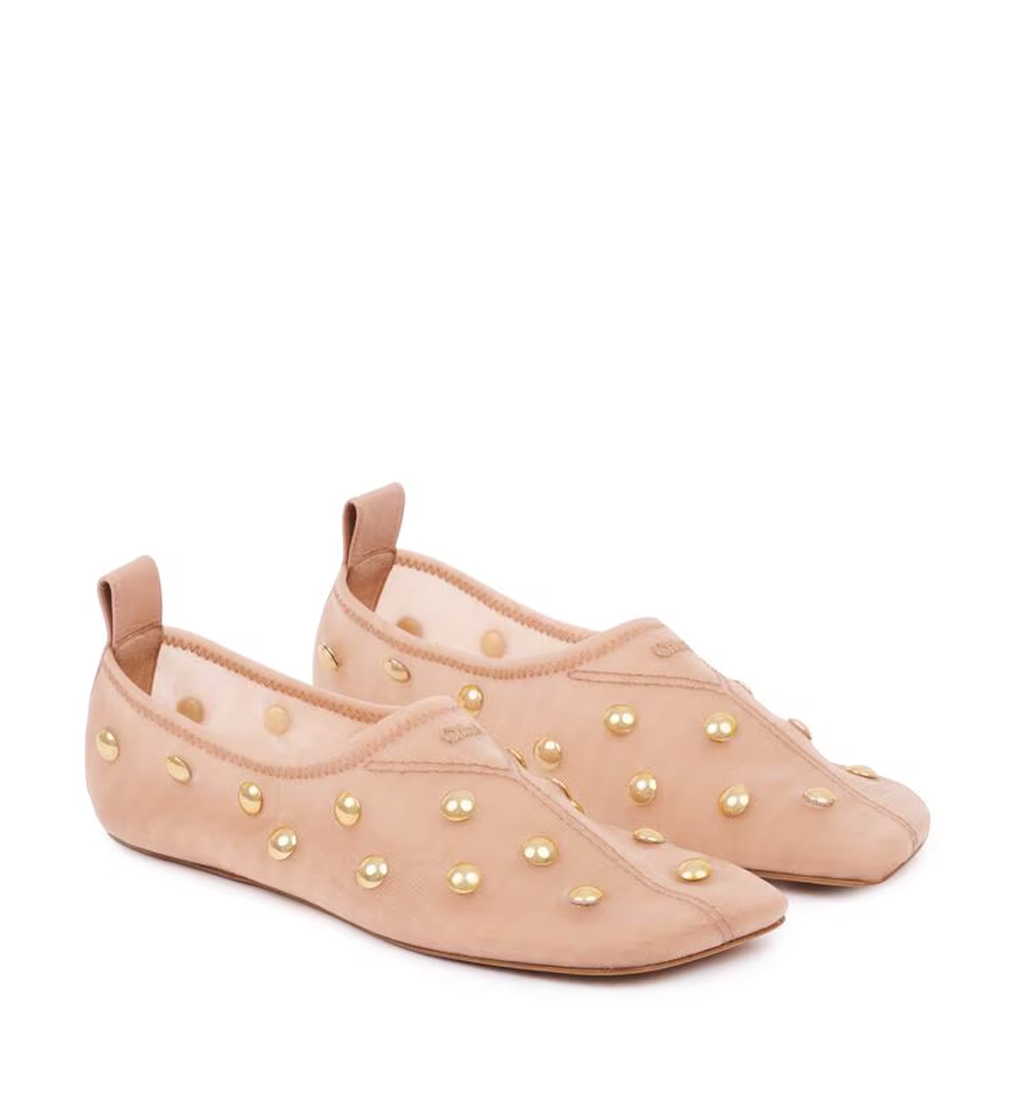 Rita Studded Mesh Flats
