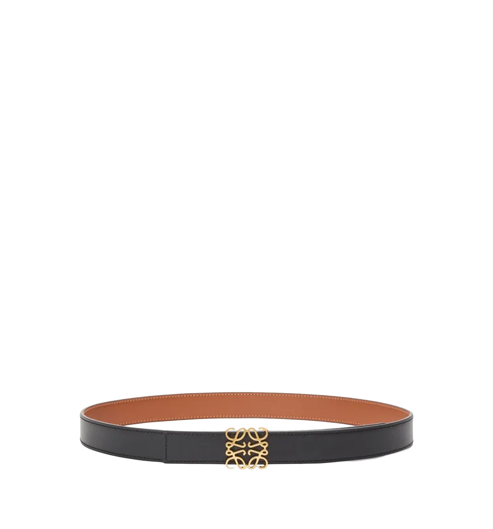 Reversible Anagram Belt In Smooth Calfskin