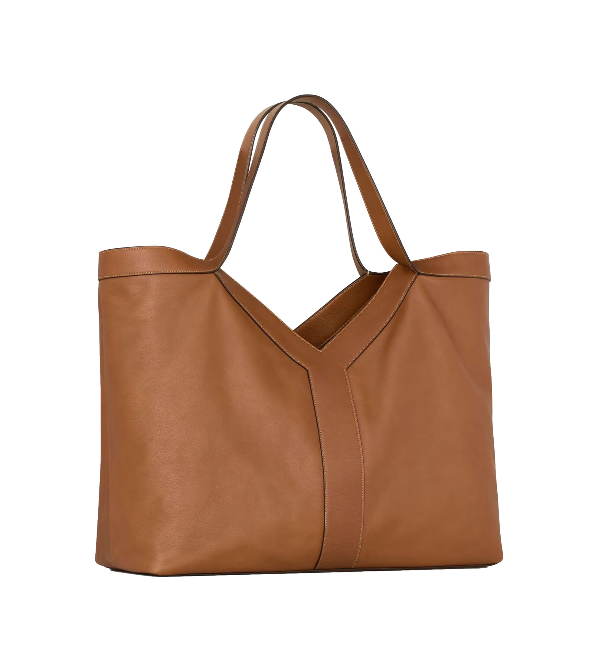 Y Large Tote In Leather