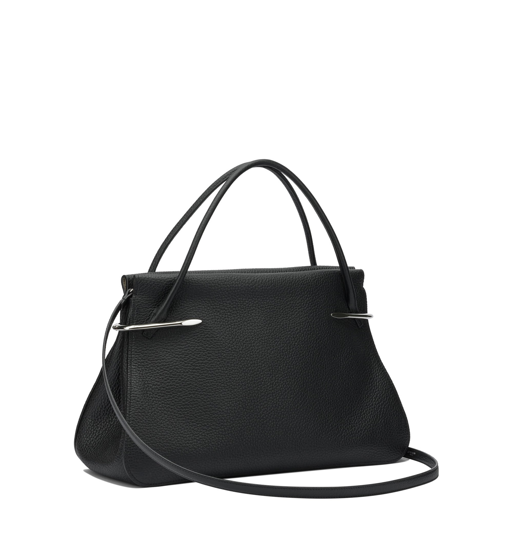 Large Pinch Bag in Grained Leather