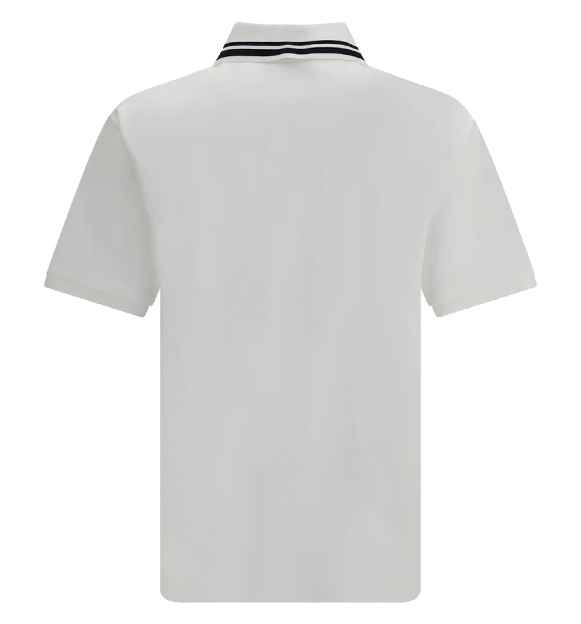 Cotton Piquet Polo Shirt With Embroidery