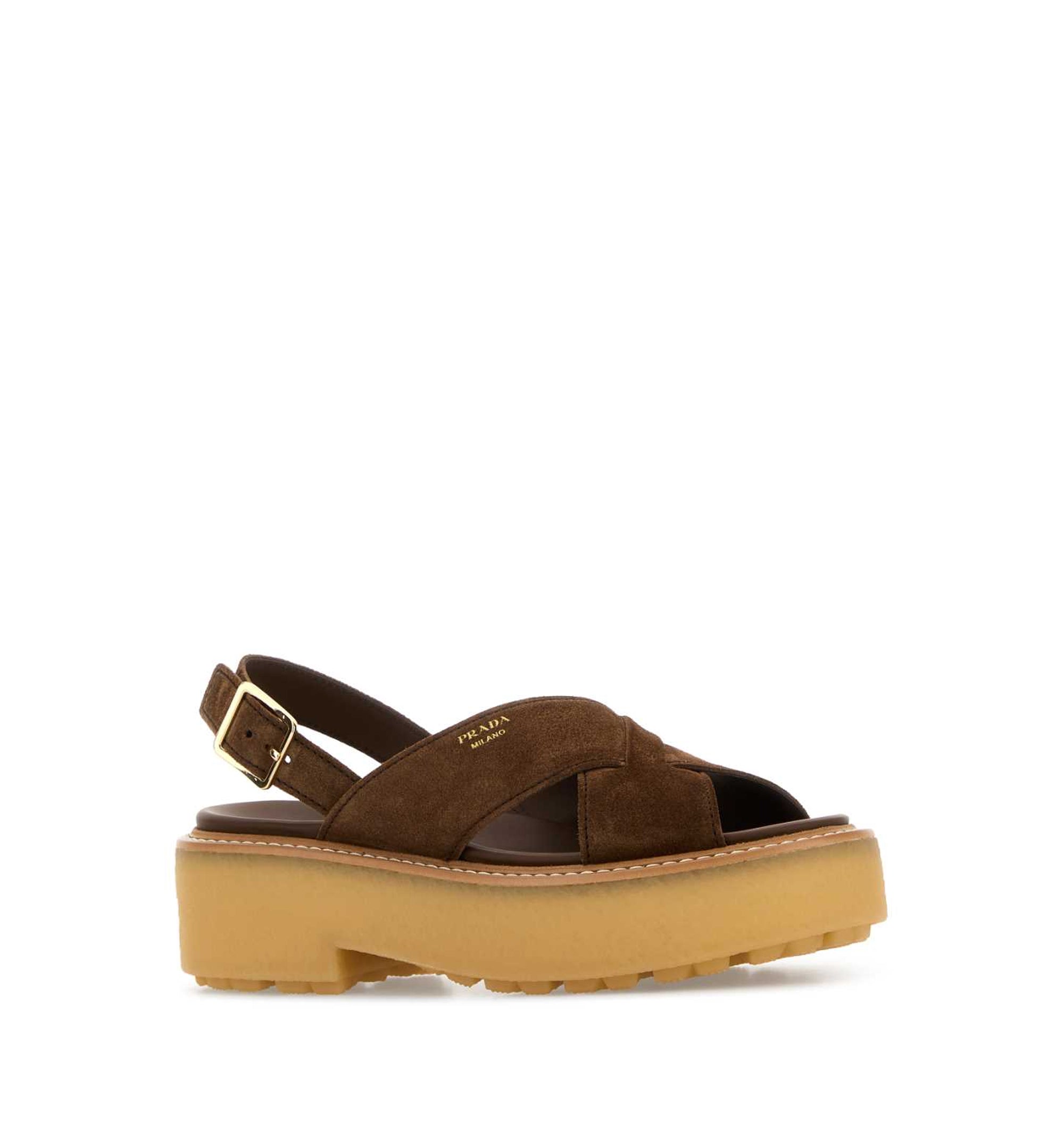 Suede Platform Sandals