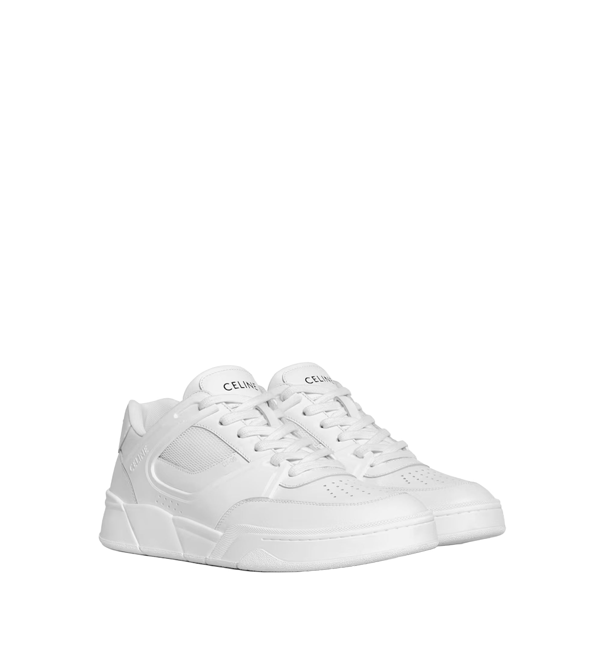 Trainer Ct-09 Low Lace-Up Sneaker In Calfskin And Me