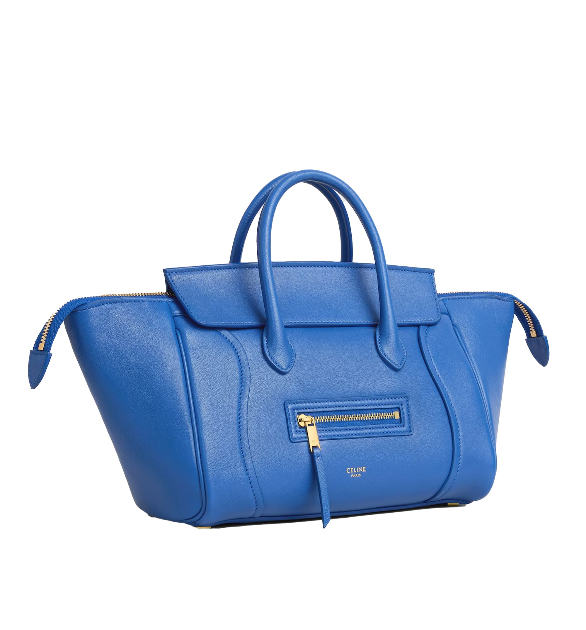 Small New Luggage In Supple Shiny Lambskin