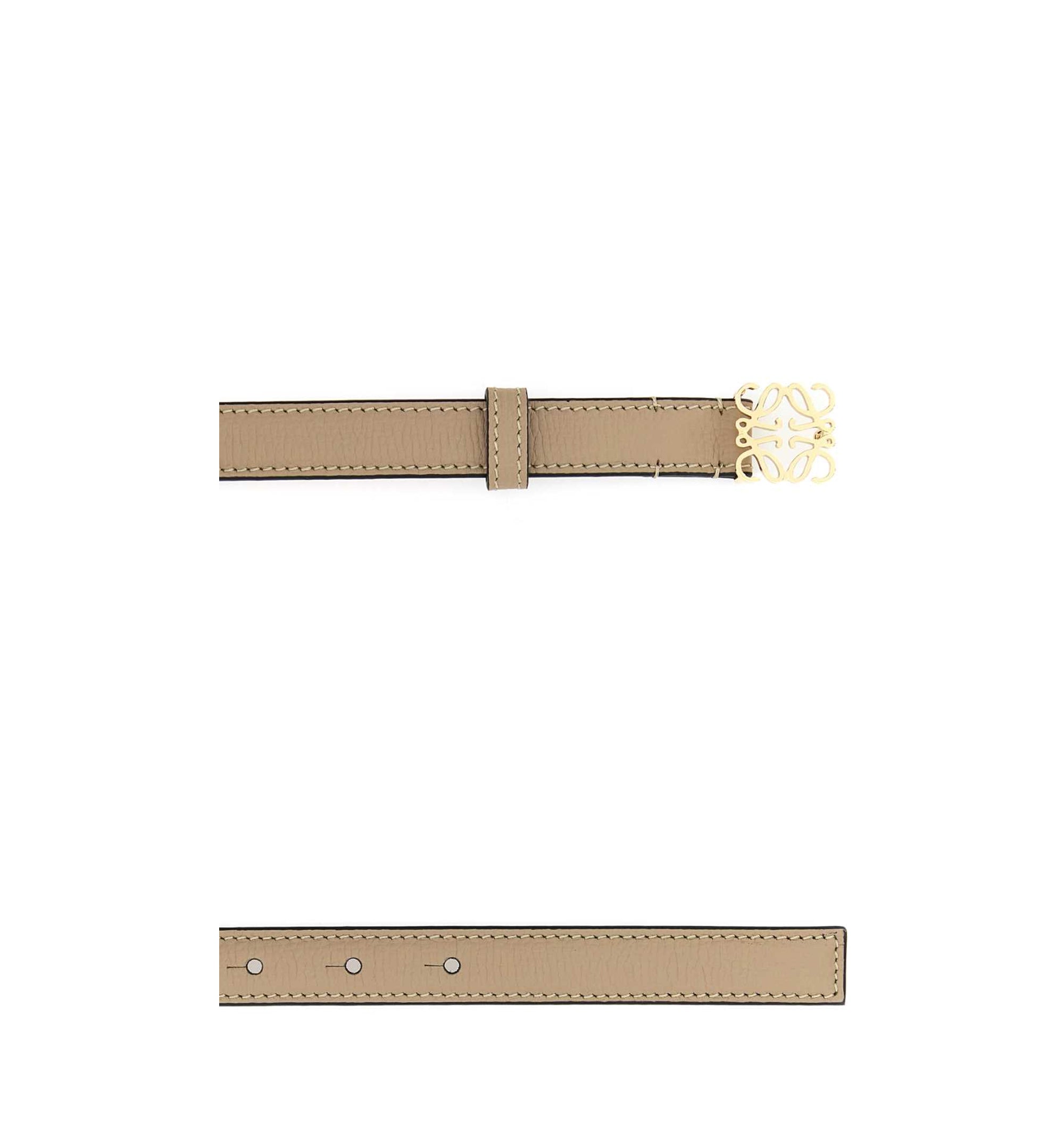 Anagram Belt In Pebble Grain Calfskin