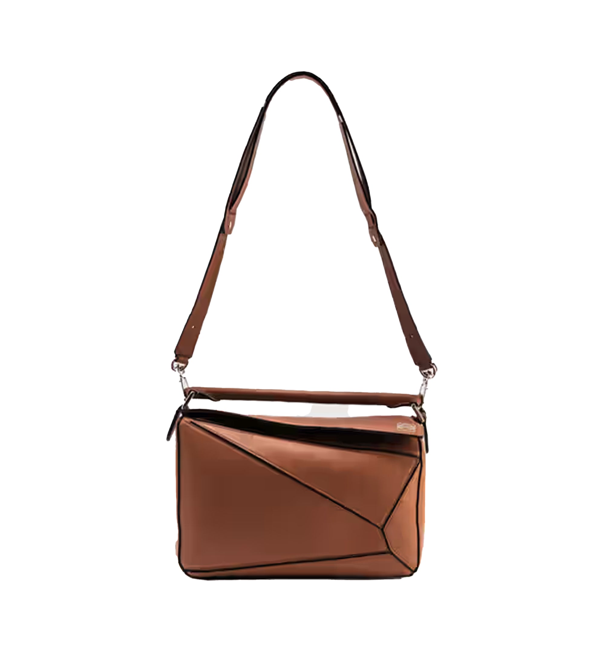 Large Puzzle Edge Bag In Classic Calfskin