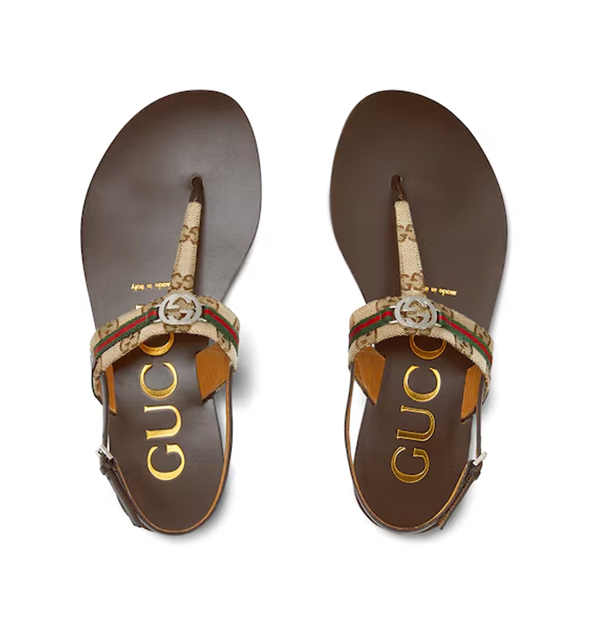 Interlocking G Web Sandal