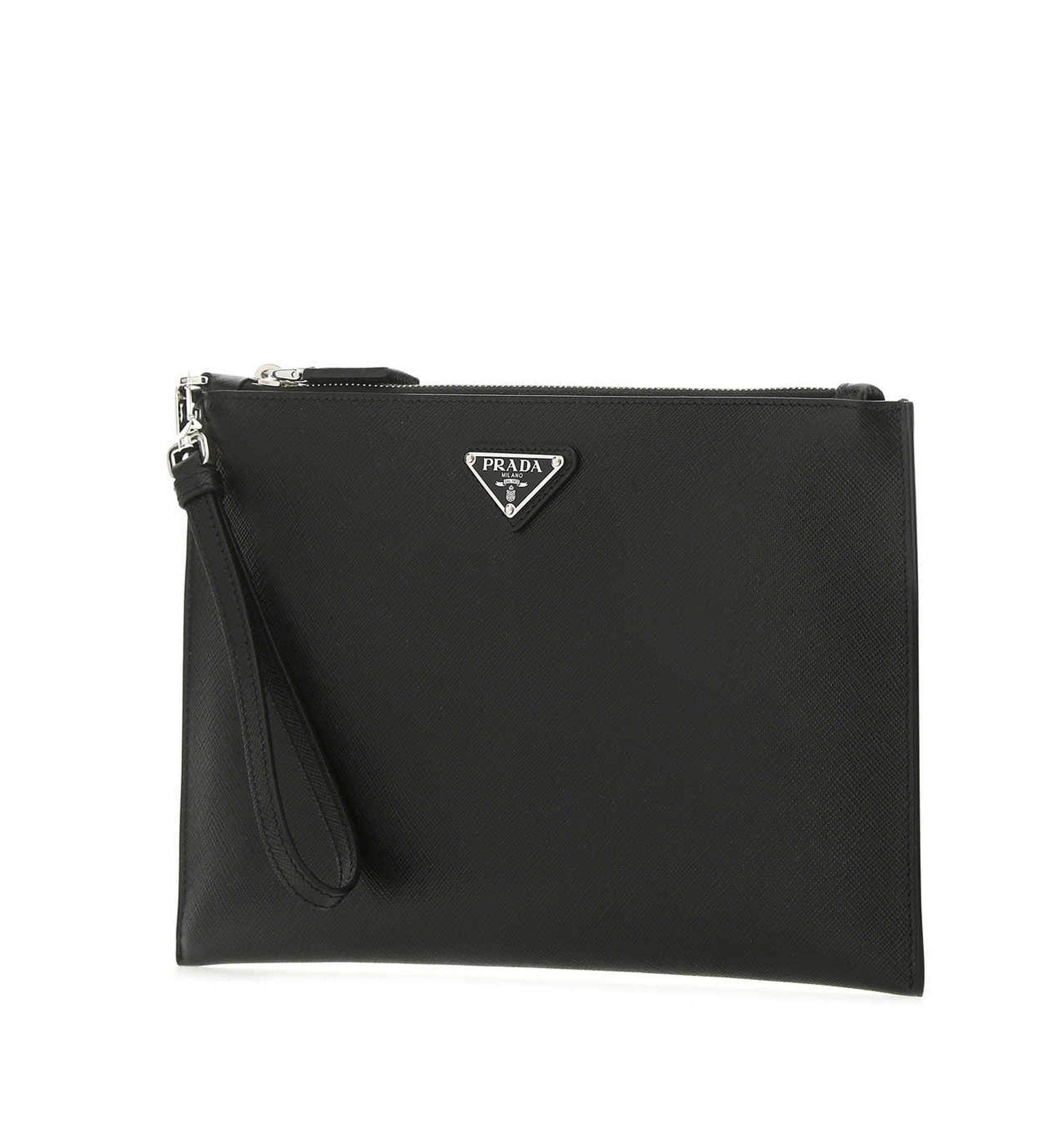 Saffiano Leather Pouch