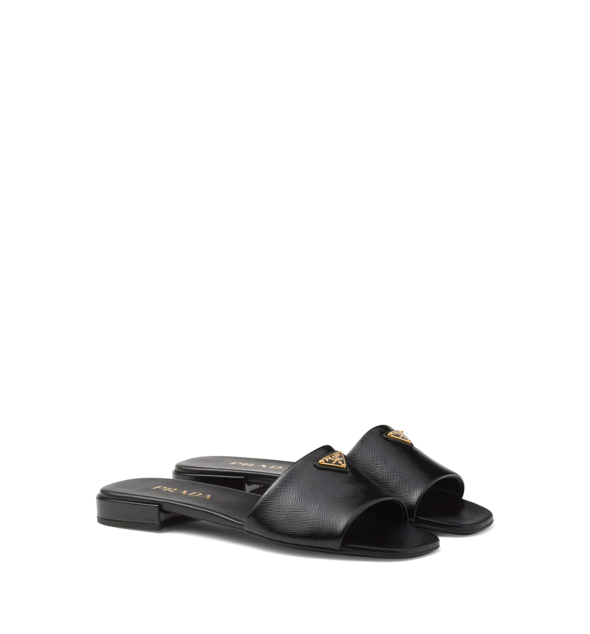 Saffiano Patent Leather Sandals