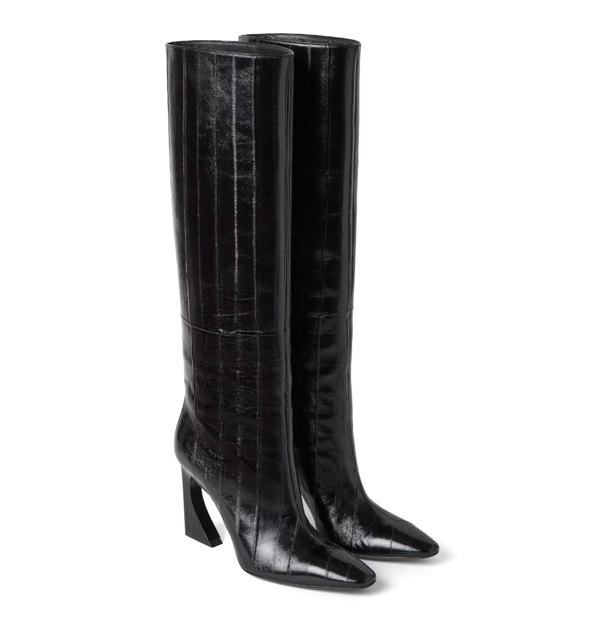 Fendi Arco Hagfish Leather Boots