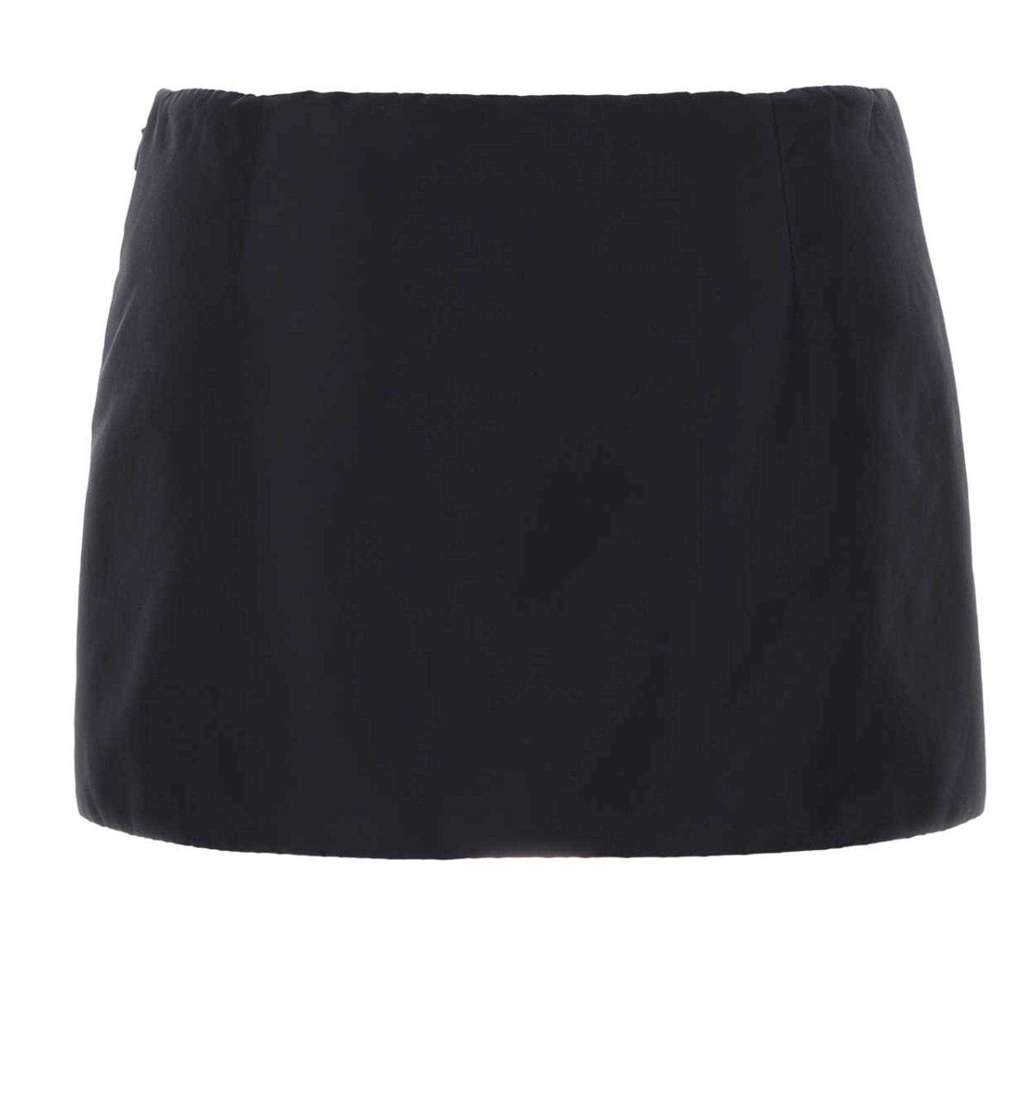 Technical Gazar And Fleece Skirt