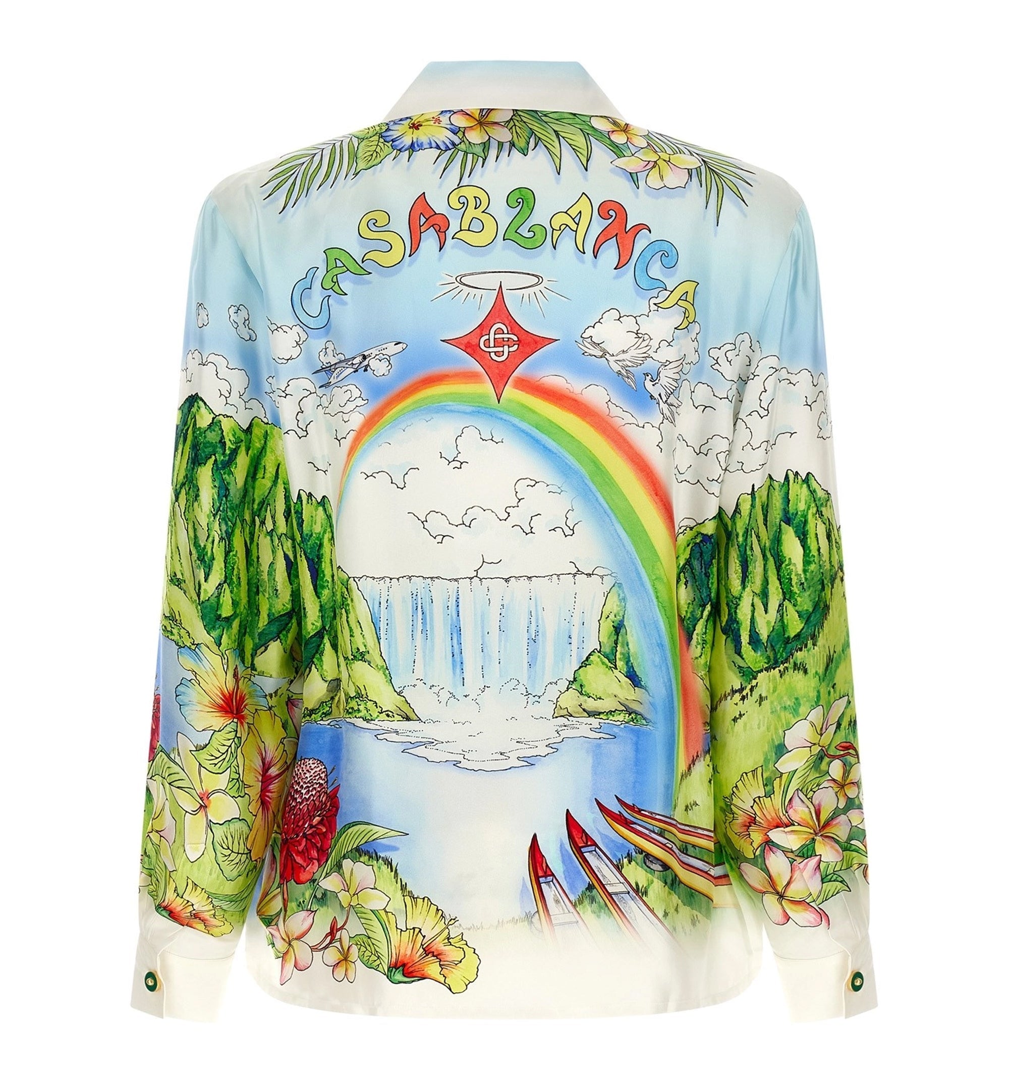 Aloha Long Sleeve Silk Shirt