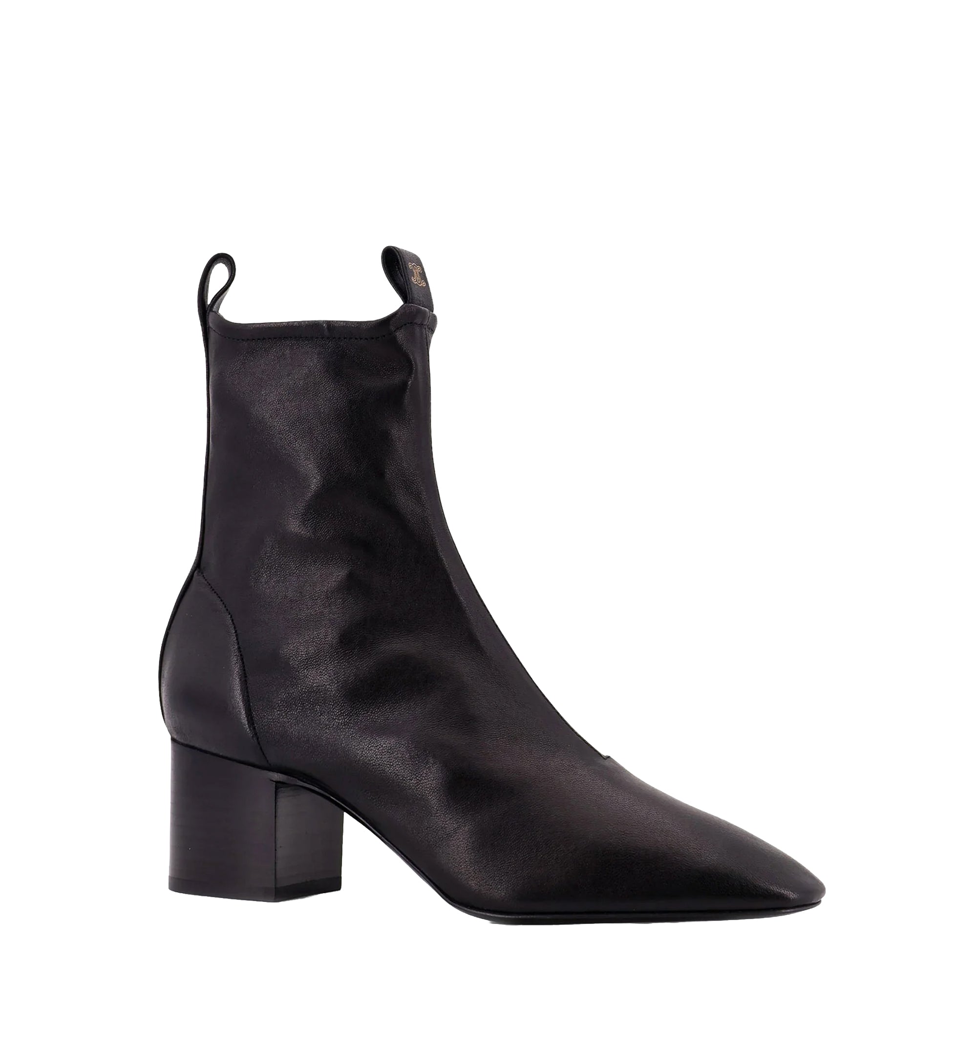 Cheri Zipped Boot in Stretch Lambskin