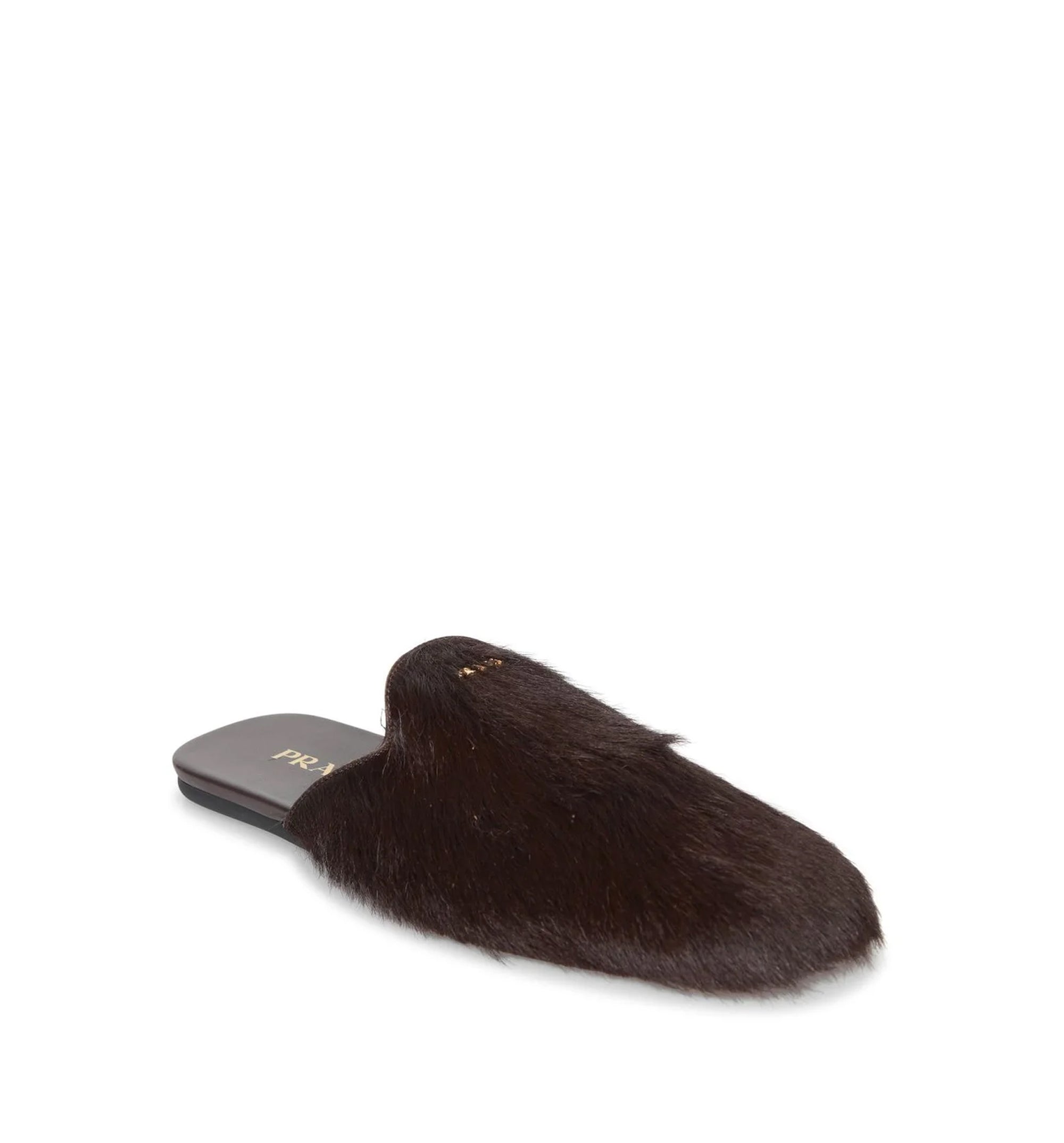 Calf-Hair Slippers