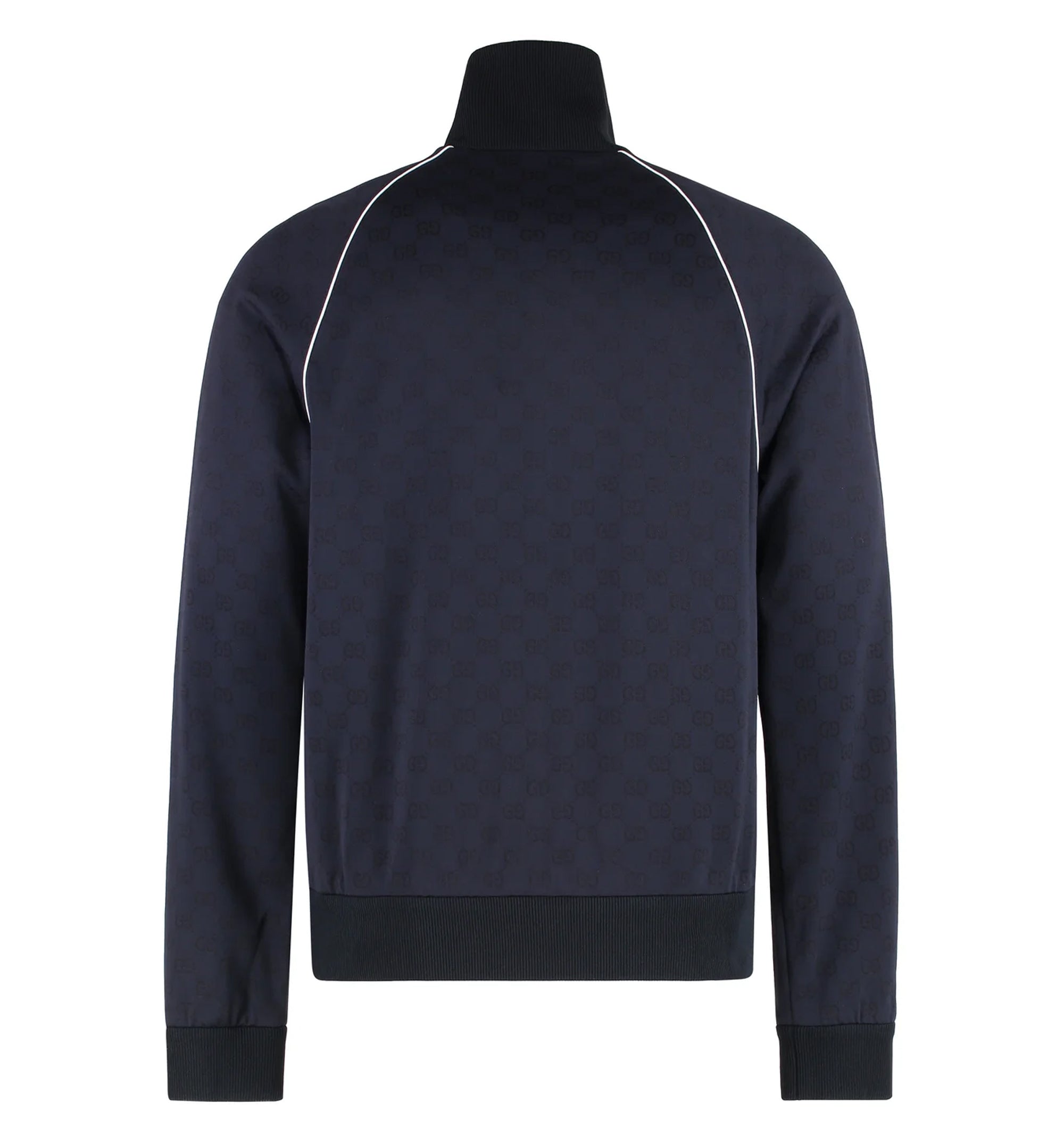 GG Nylon And Jersey Zip Jacket