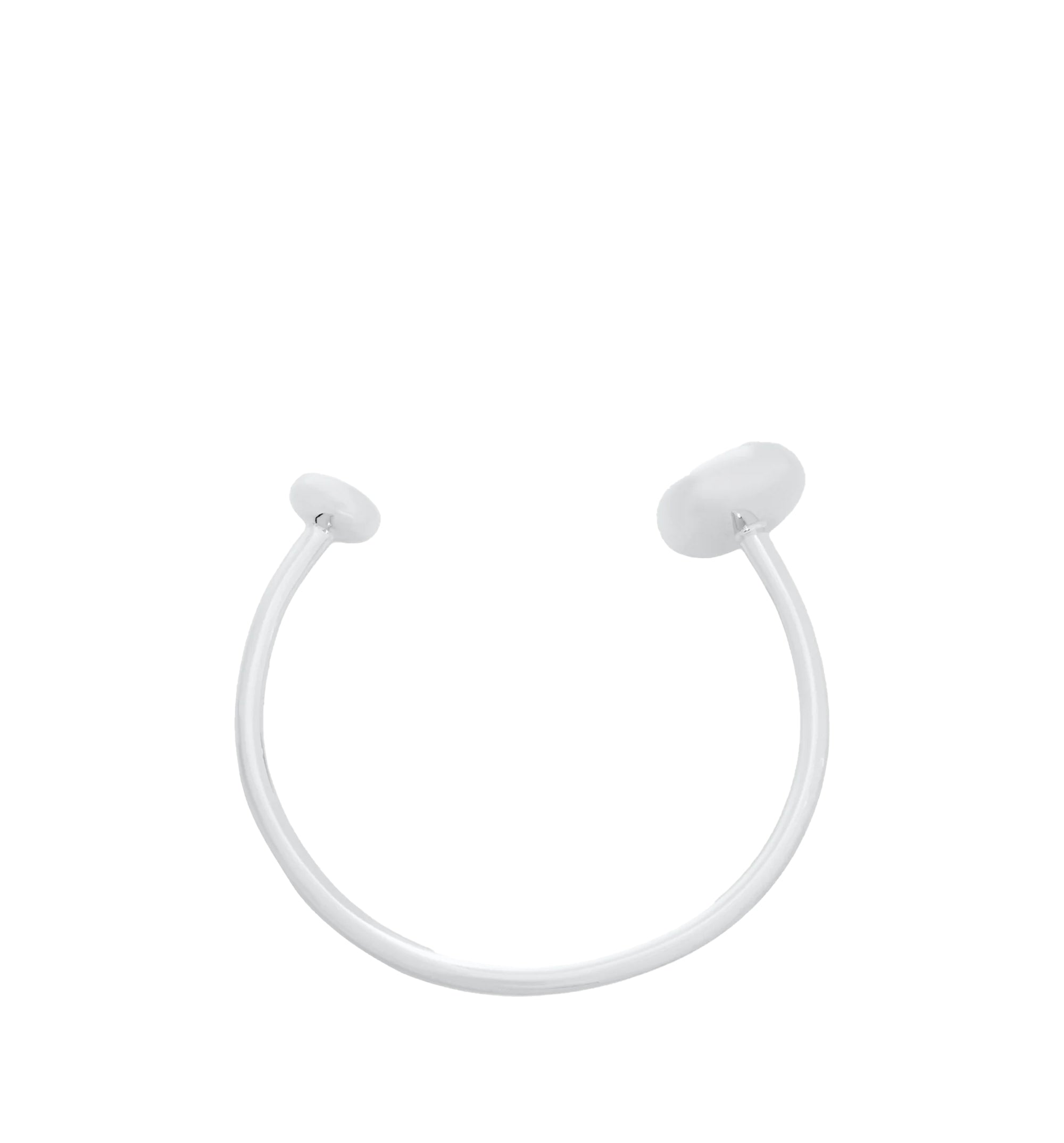 Anagram Pebble Cuff In Sterling Silver