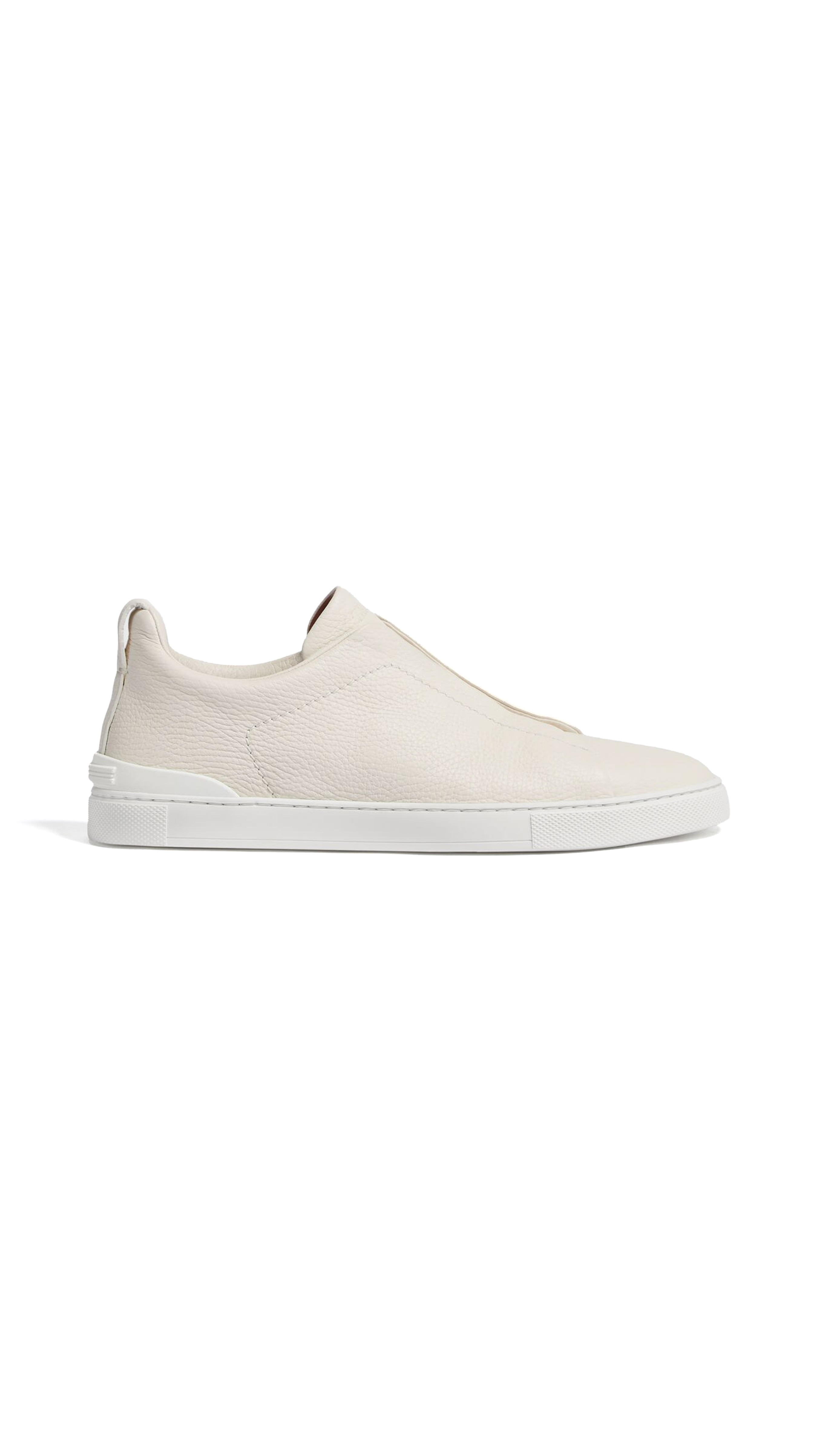 Deerskin Triple Stitch™ Low Top Sneakers - Off White
