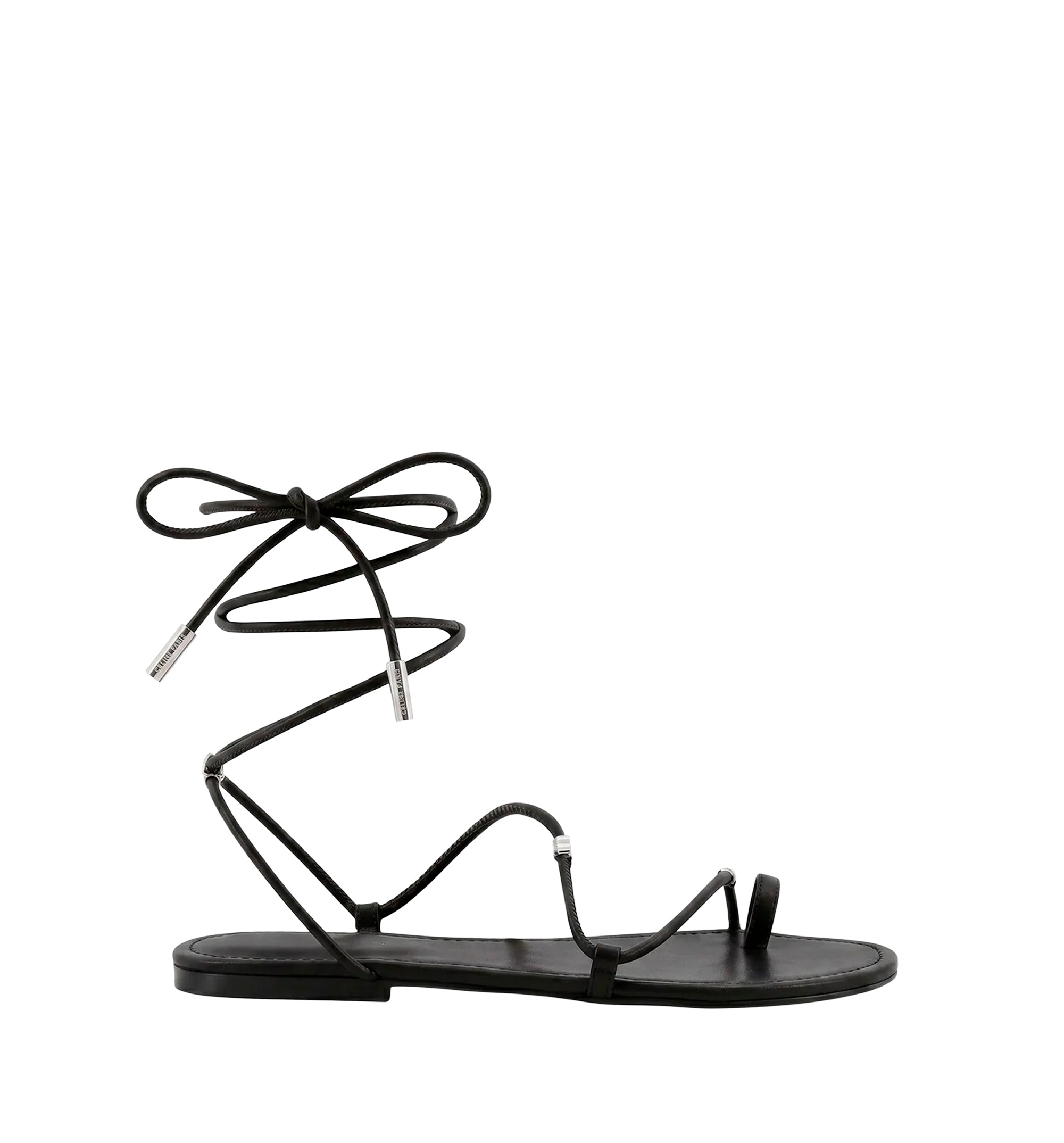 Spiral Sandal In Lambskin
