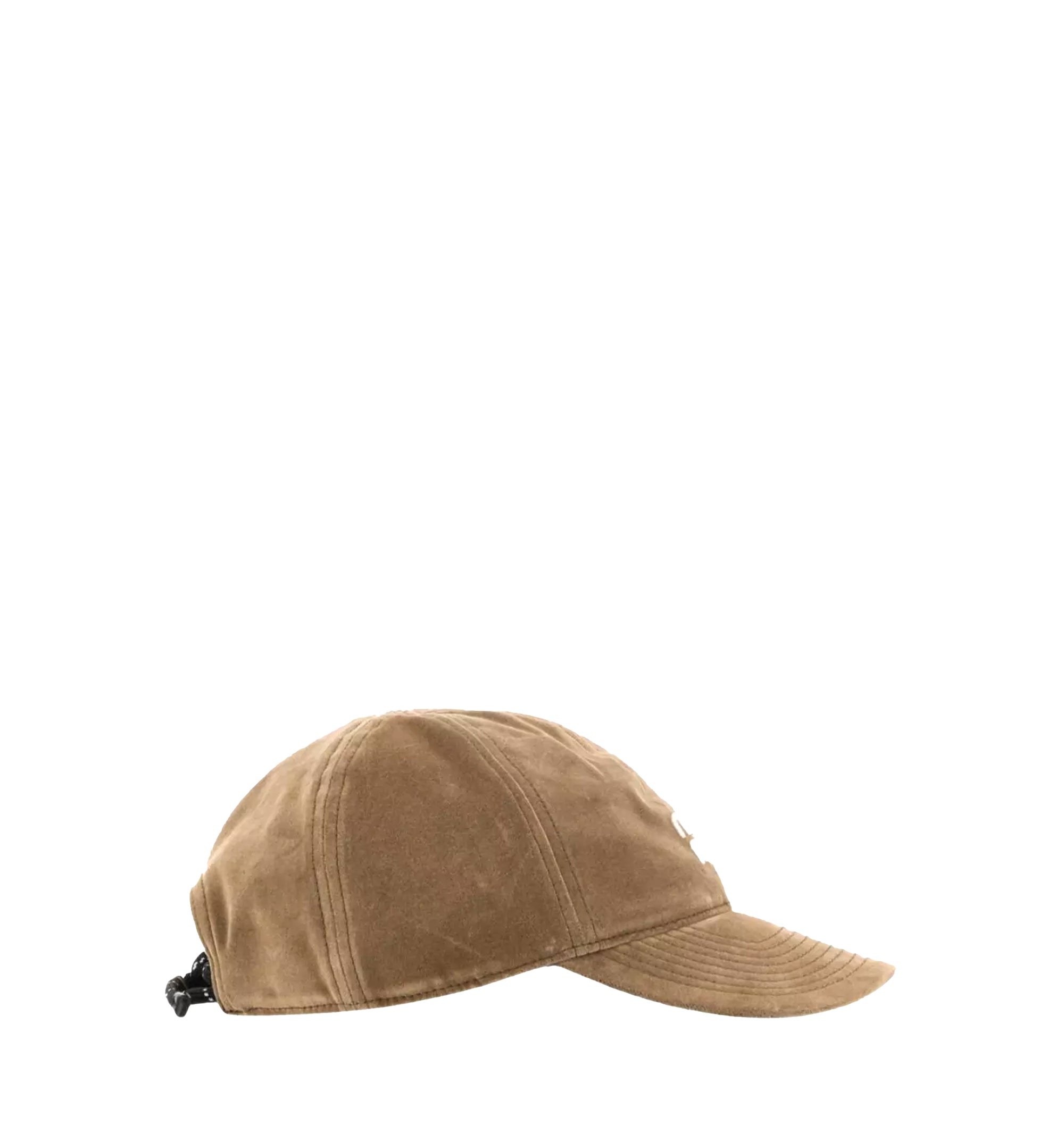 Soft Velvet Baseball Cap With Curved Brim