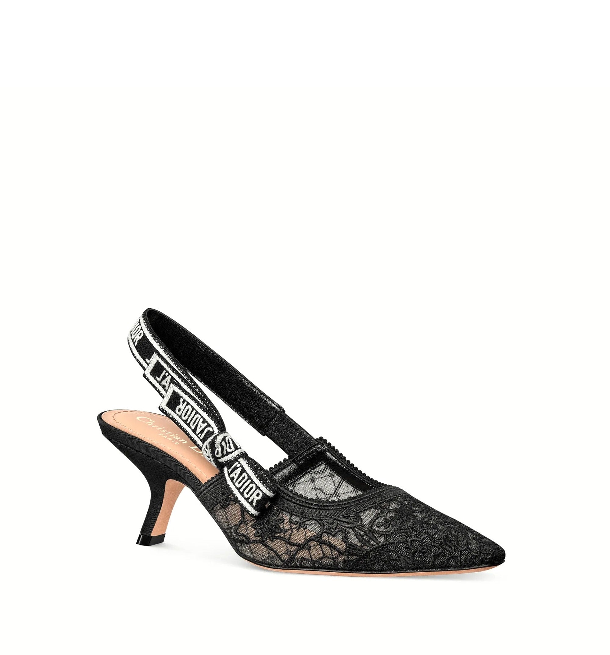 J'Adior Slingback Pump Transparent Mesh