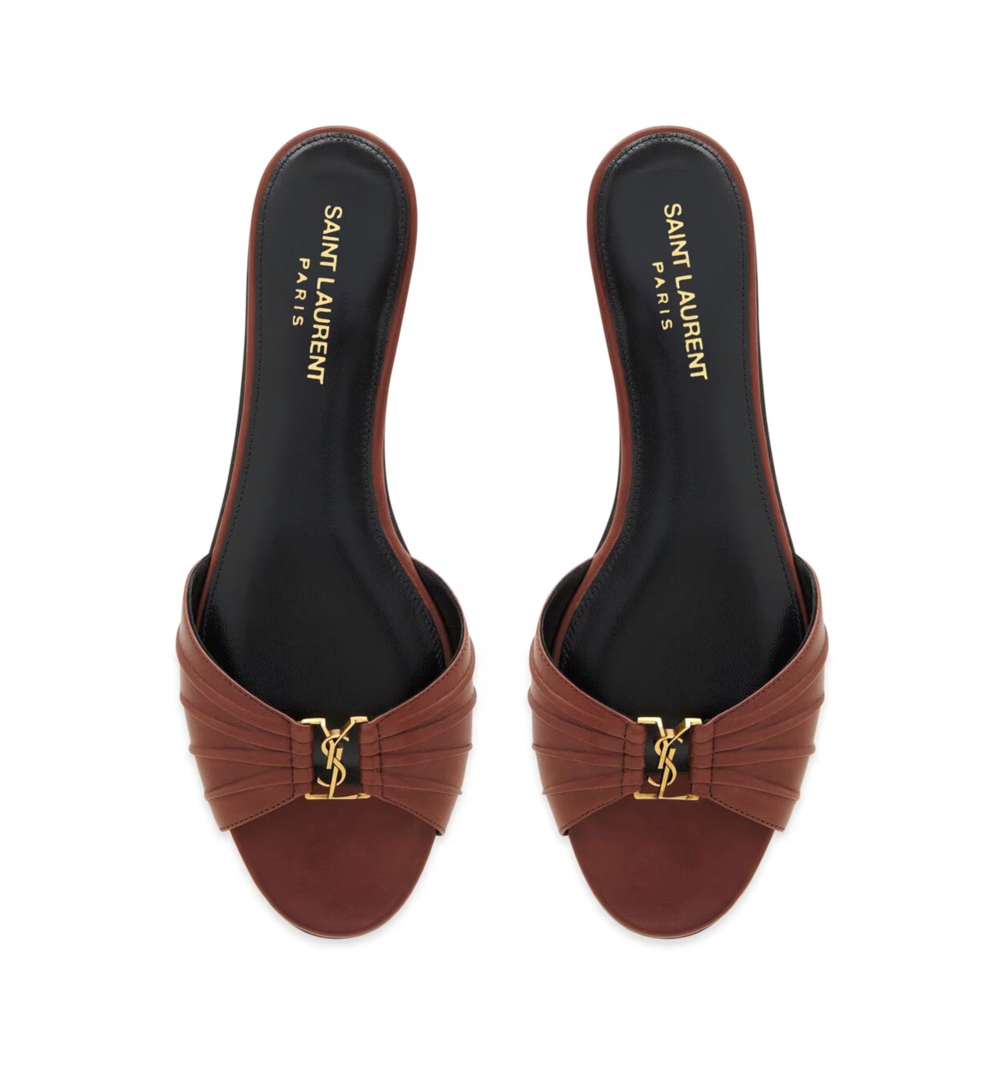Babylone Slides In Smooth Leather