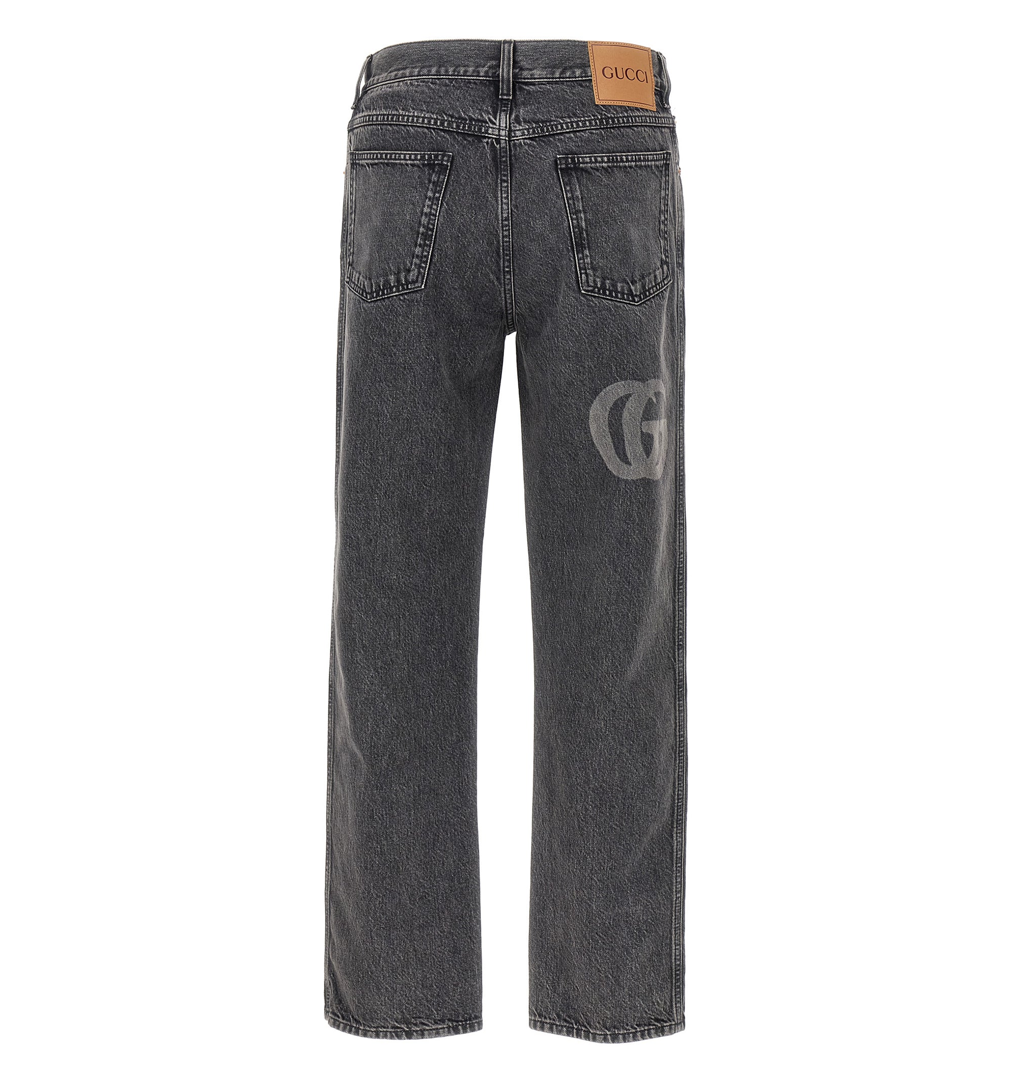 Slim Fit Denim Pant With Logo Detail