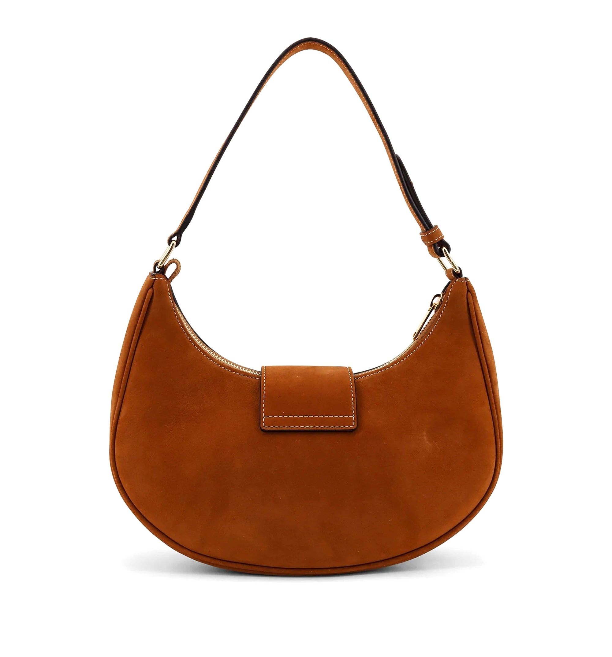 Ava Medium Triomphe Suede Shoulder Bag