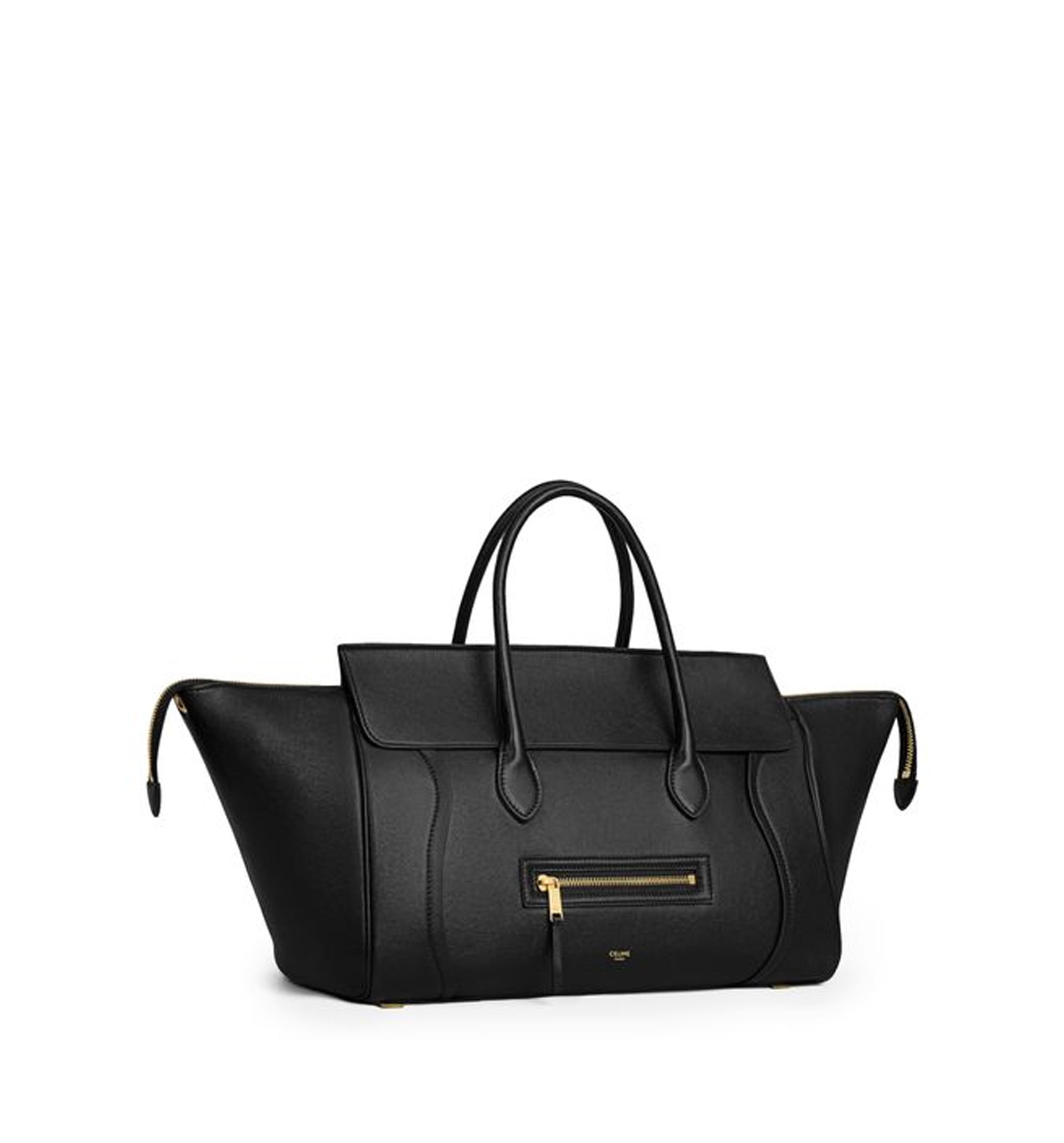 Large New Luggage in Supple Shiny Lambskin