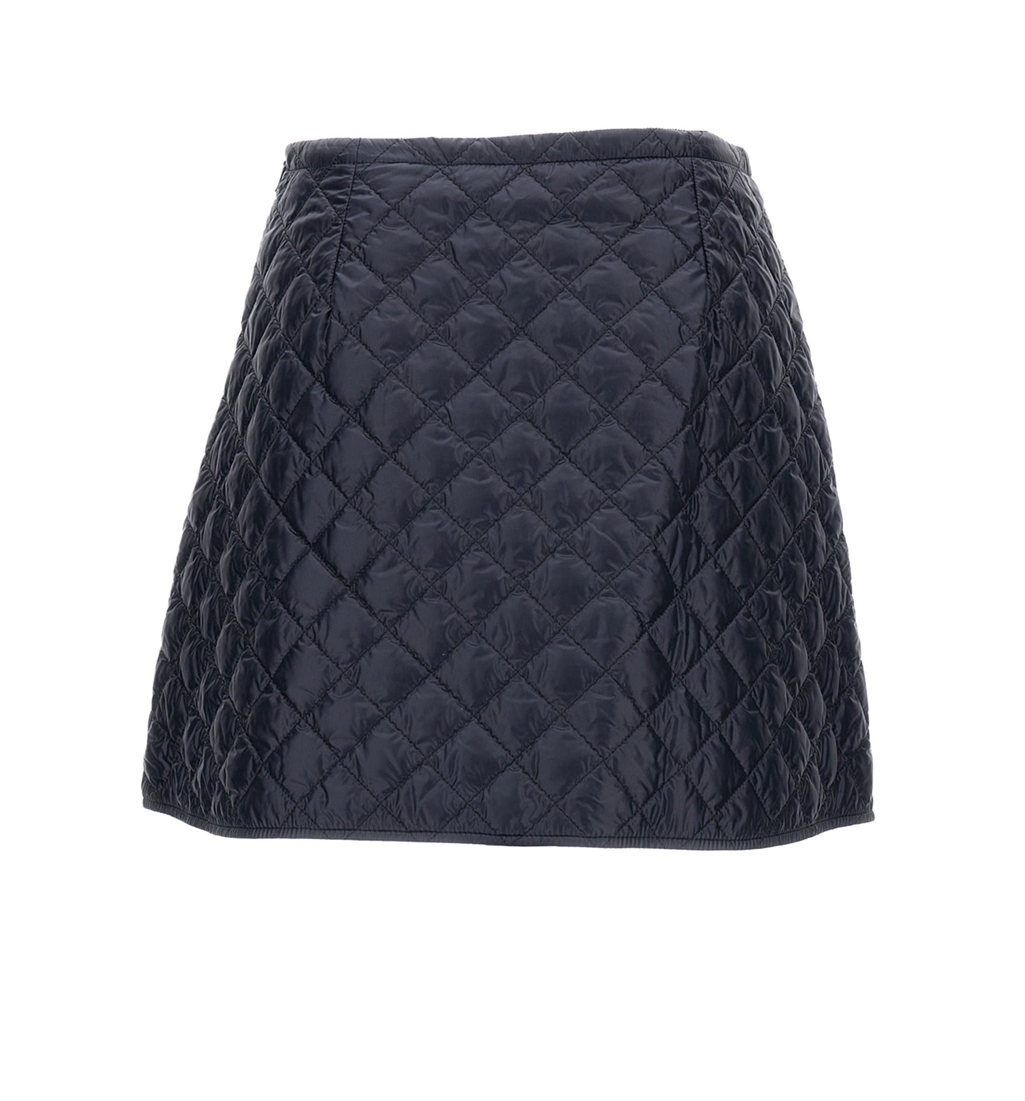Diamond-Quilted Mini Skirt