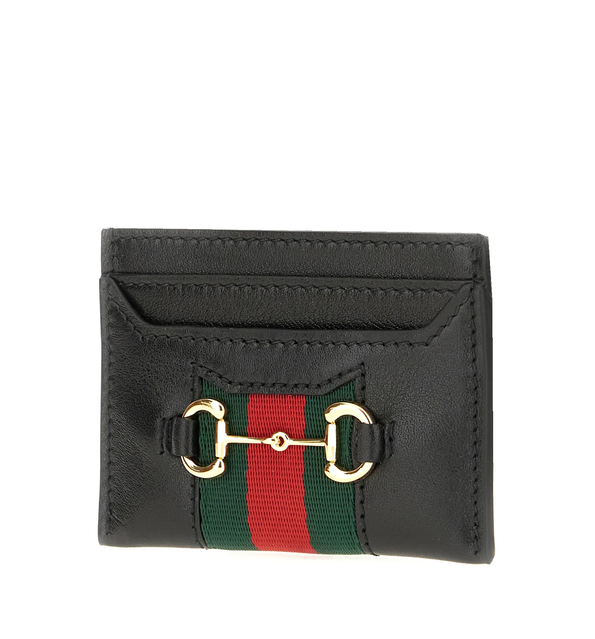 Gucci Horsebit Web Card Case