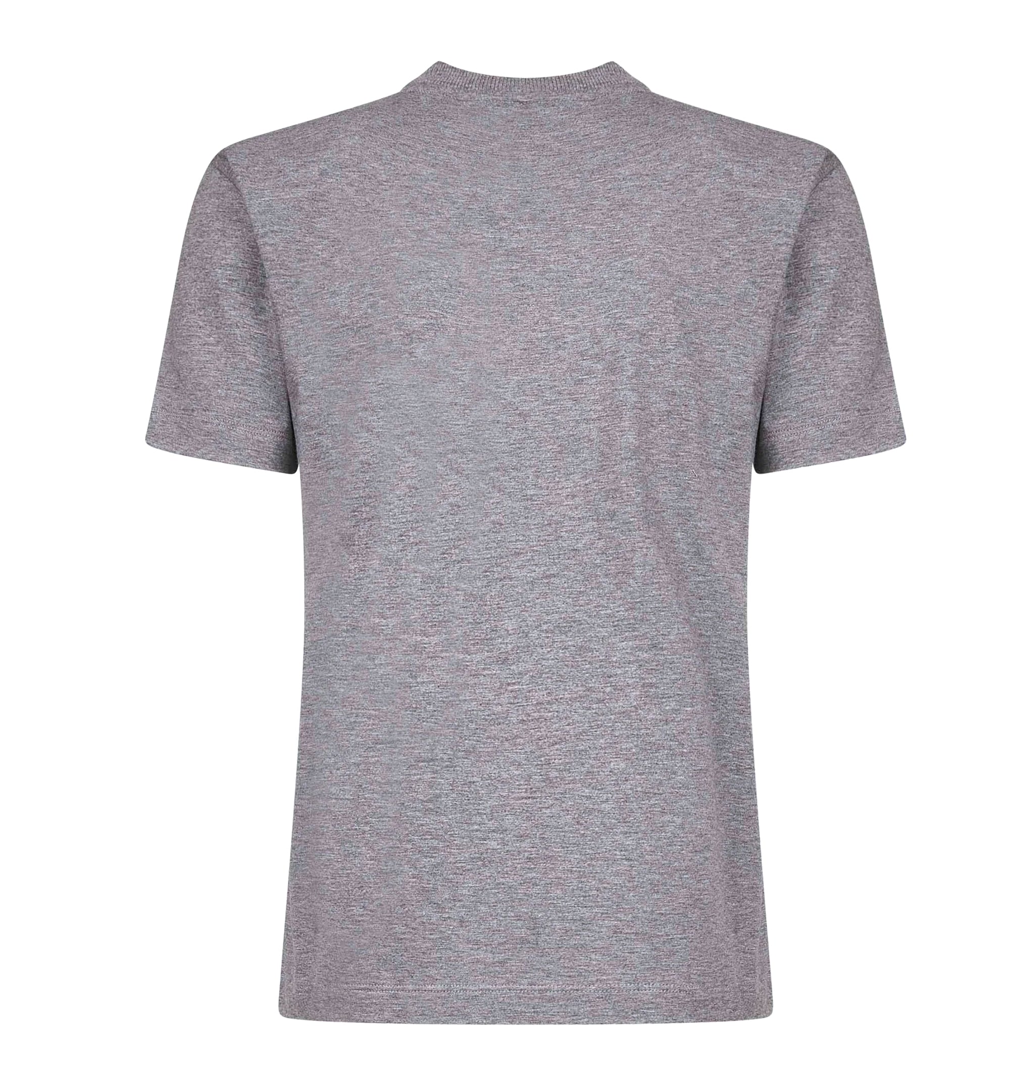 Gray Mélange Cotton T-Shirt