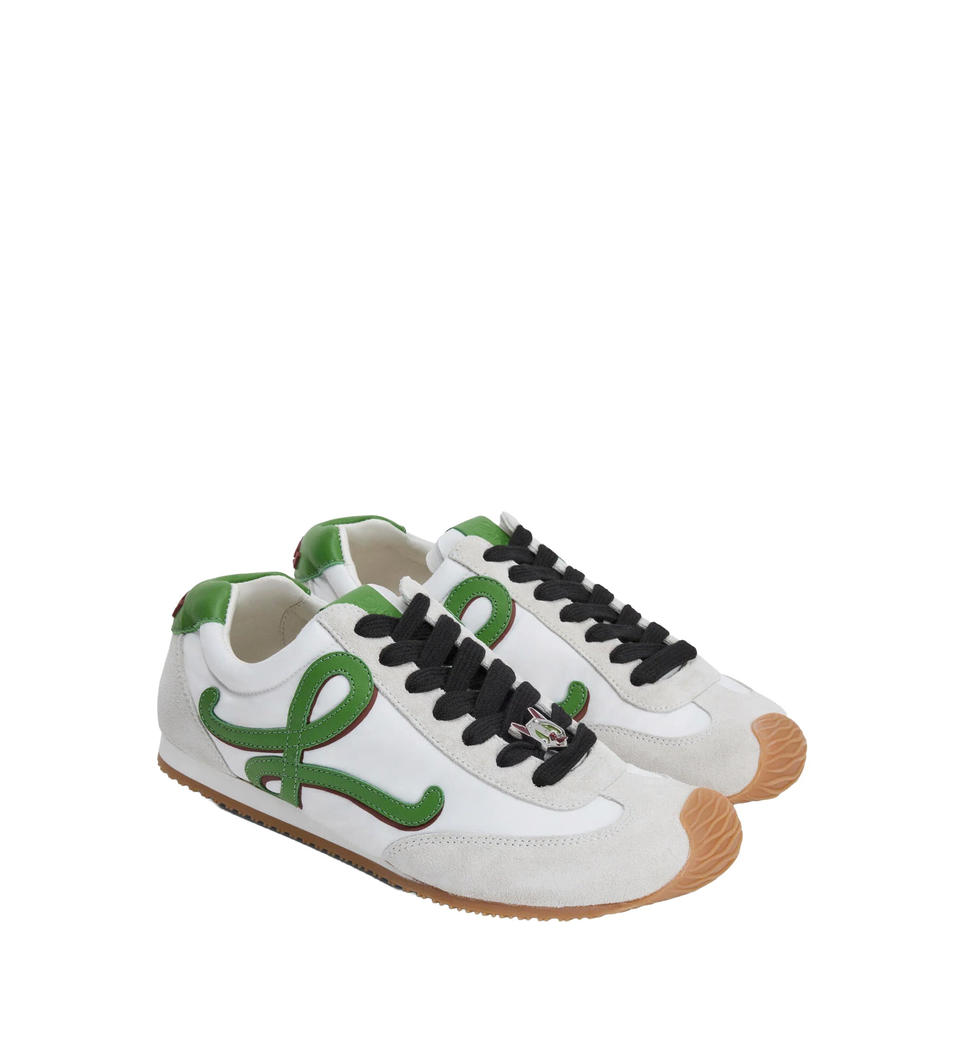 Ballet Runner 2.0 In Nylon And Calfskin