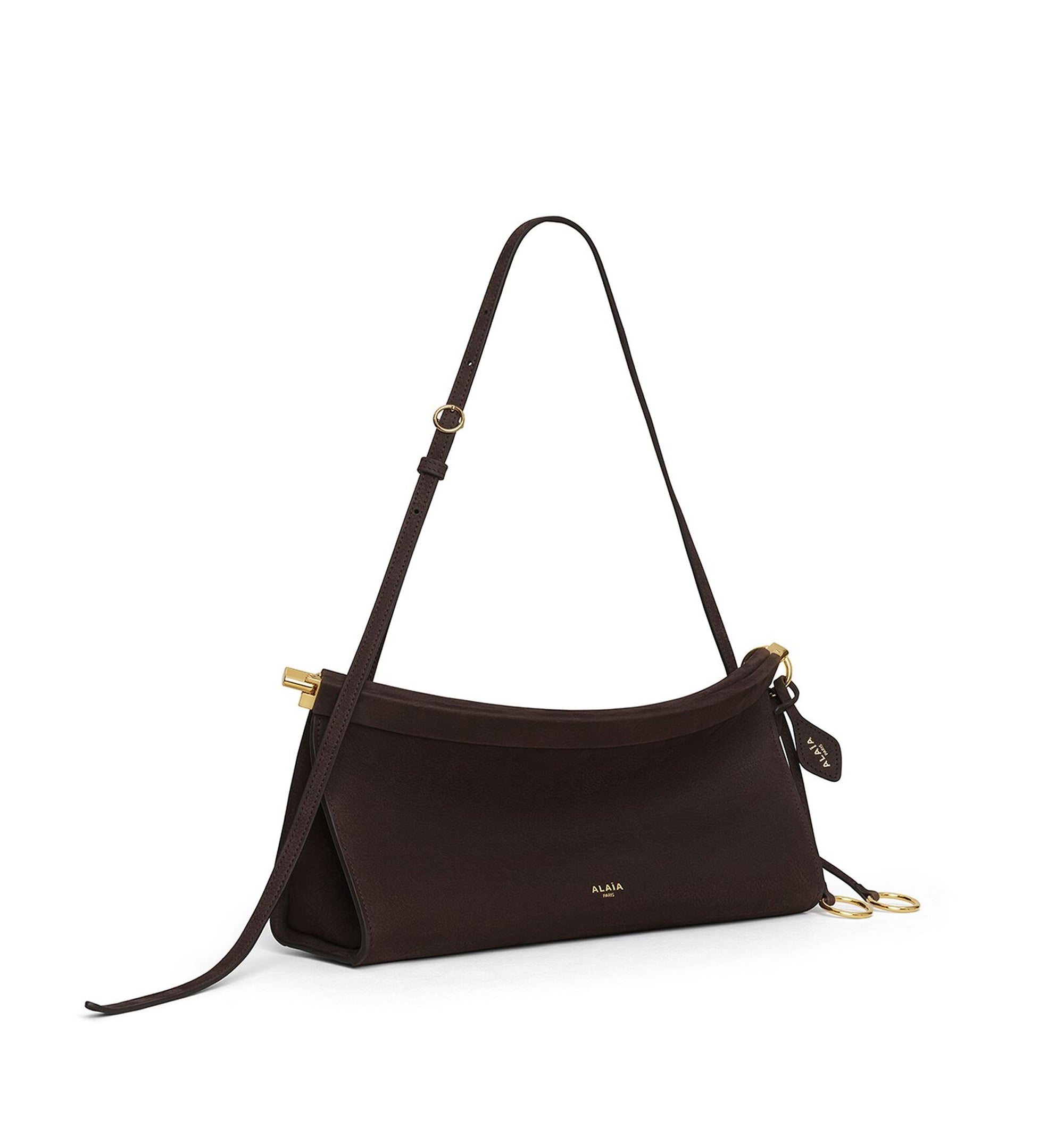 Le Click East West Medium Bag In Nubuck
