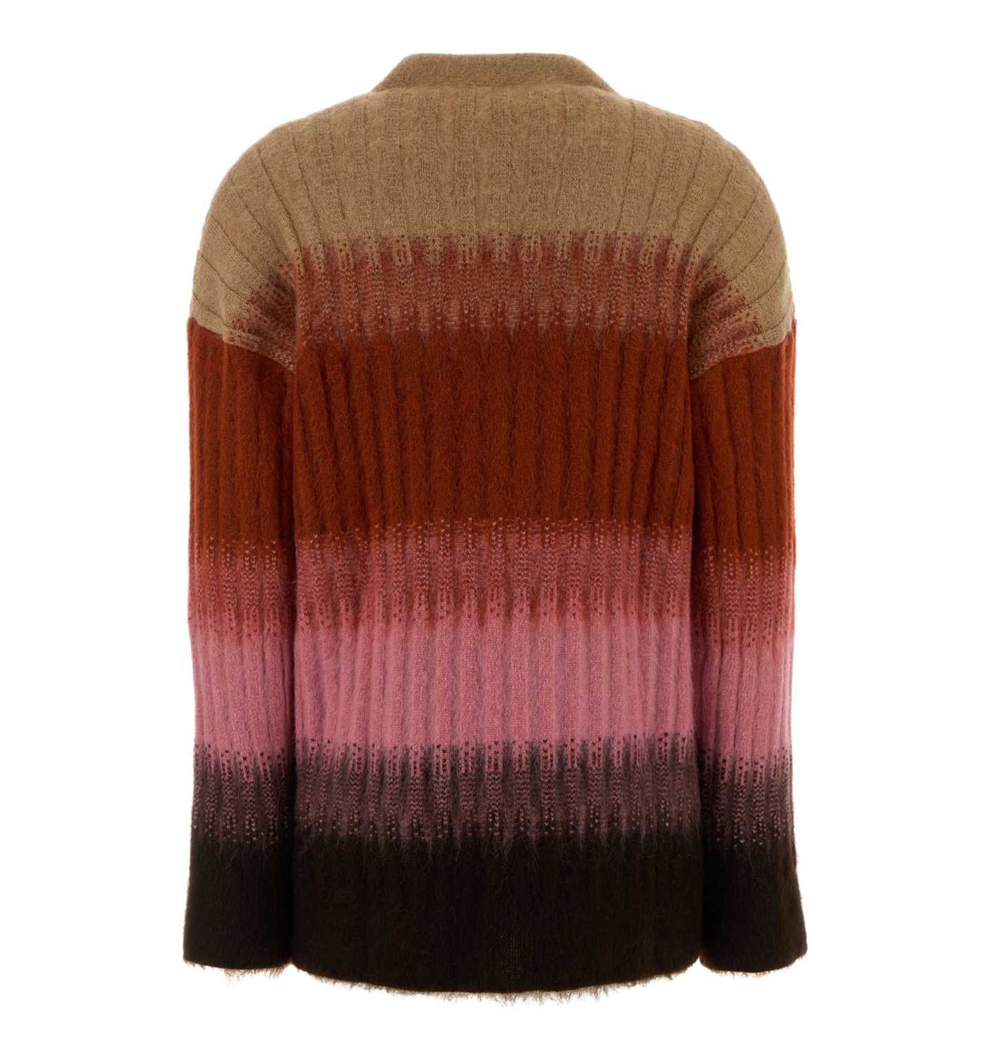 Multicolour Mohair And Wool Cardigan