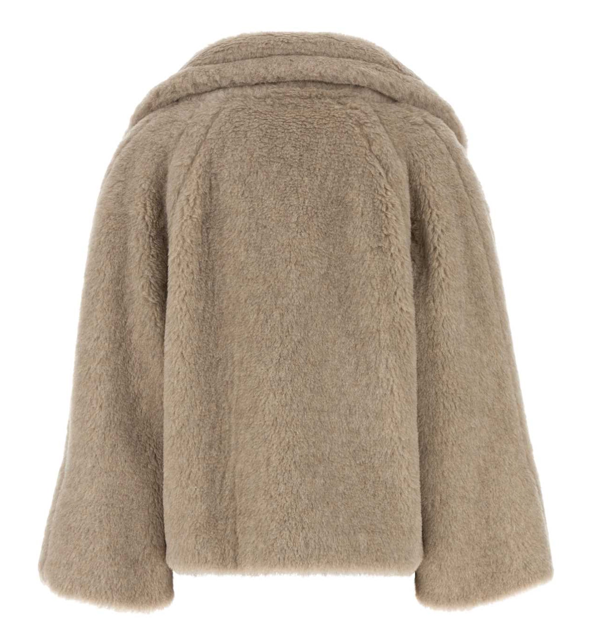 Alpaca and Cashmere Teddy Fabric Coat