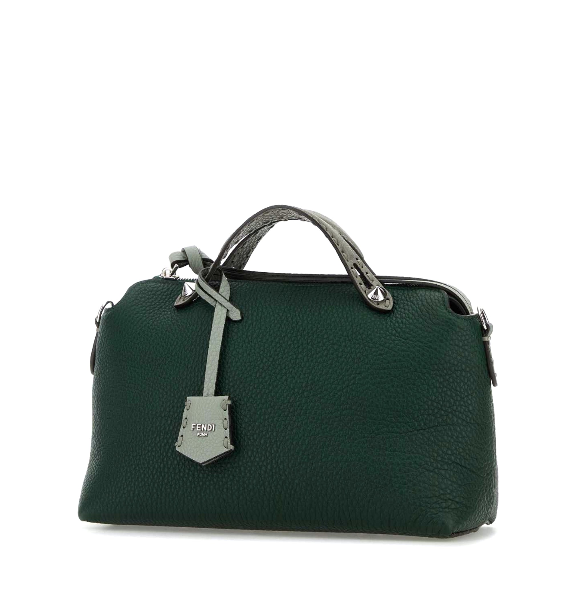 By The Way Selleria Medium Cuoio Romano Leather Green